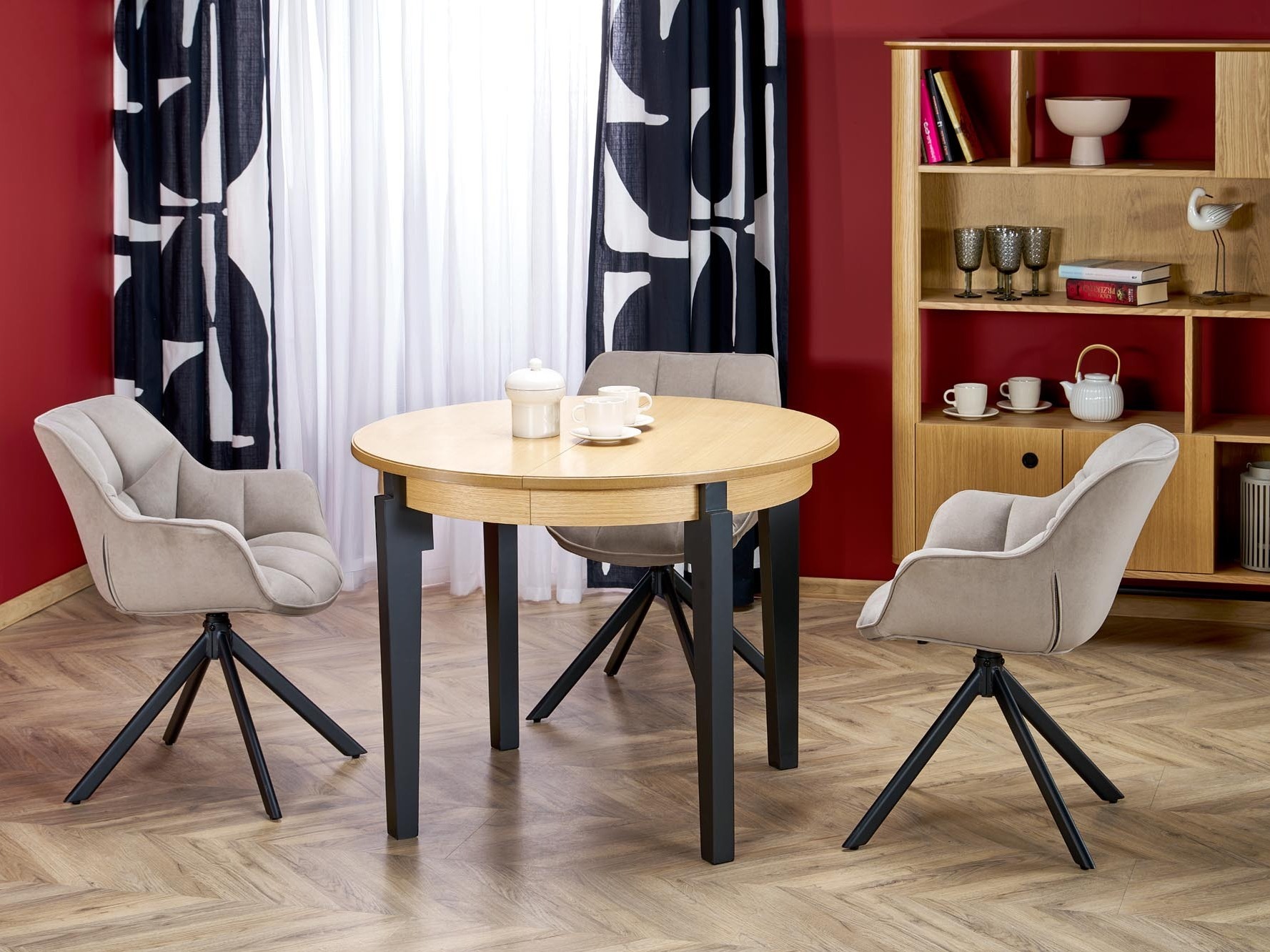 Tavolo Houston 785 (Quercia + Nero)