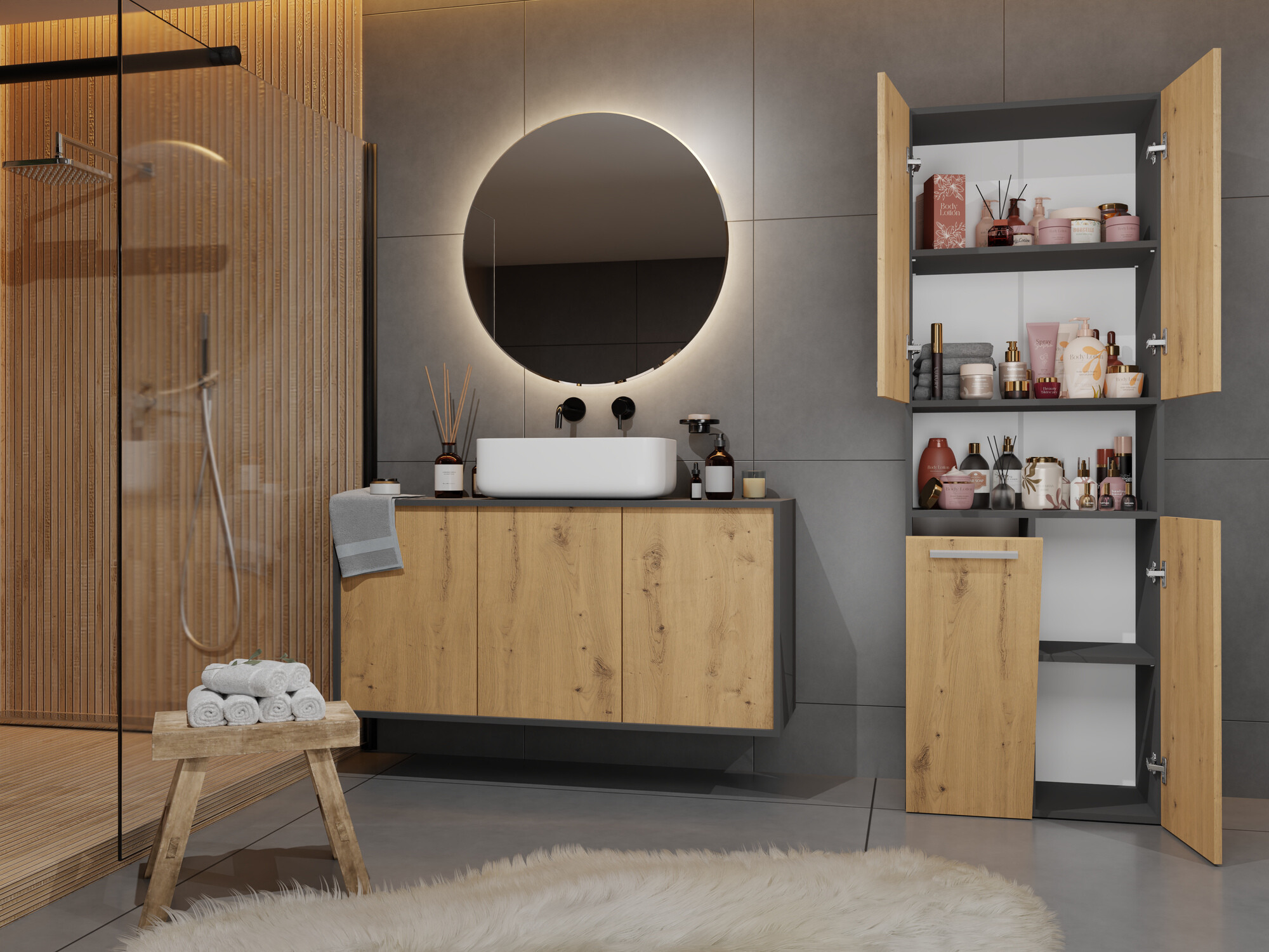 Mobiletto del bagno SA814