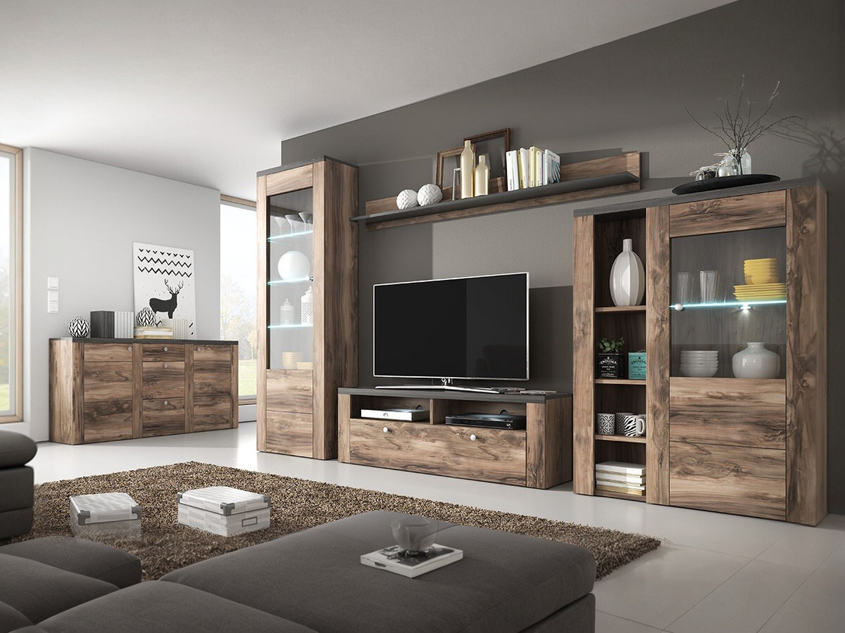 Scaffale Salelbo 104 (Noce)