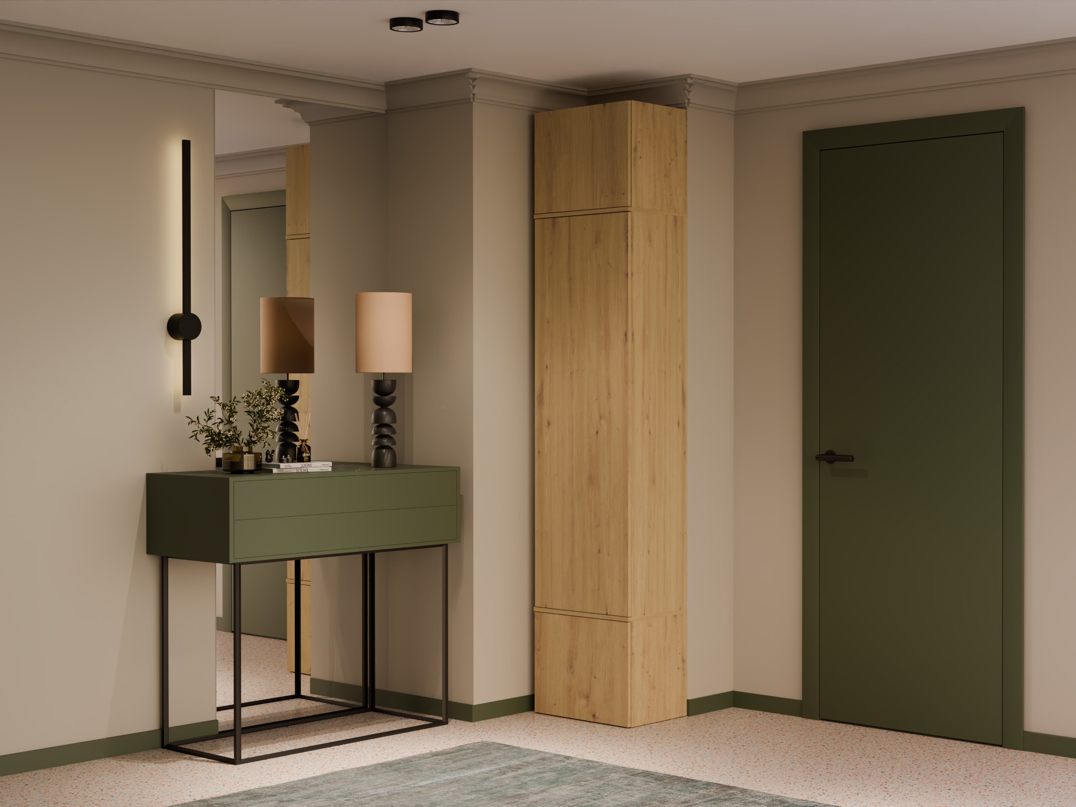 Armadio Mandeville 375 (Rovere Artisan)