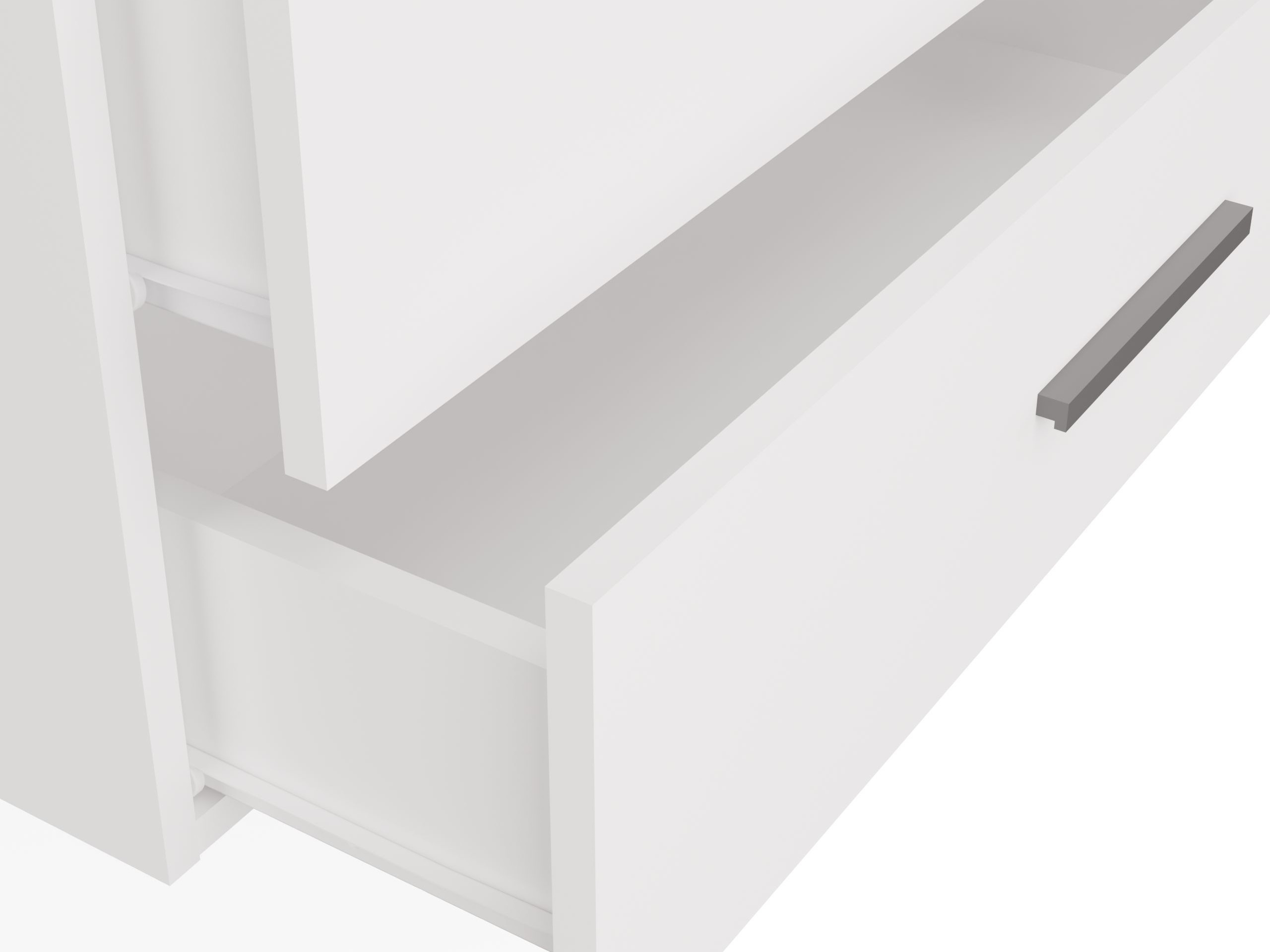 Comodino da bagno per lavandino Nolmaru 112 (Bianco + Rovere Artisan)