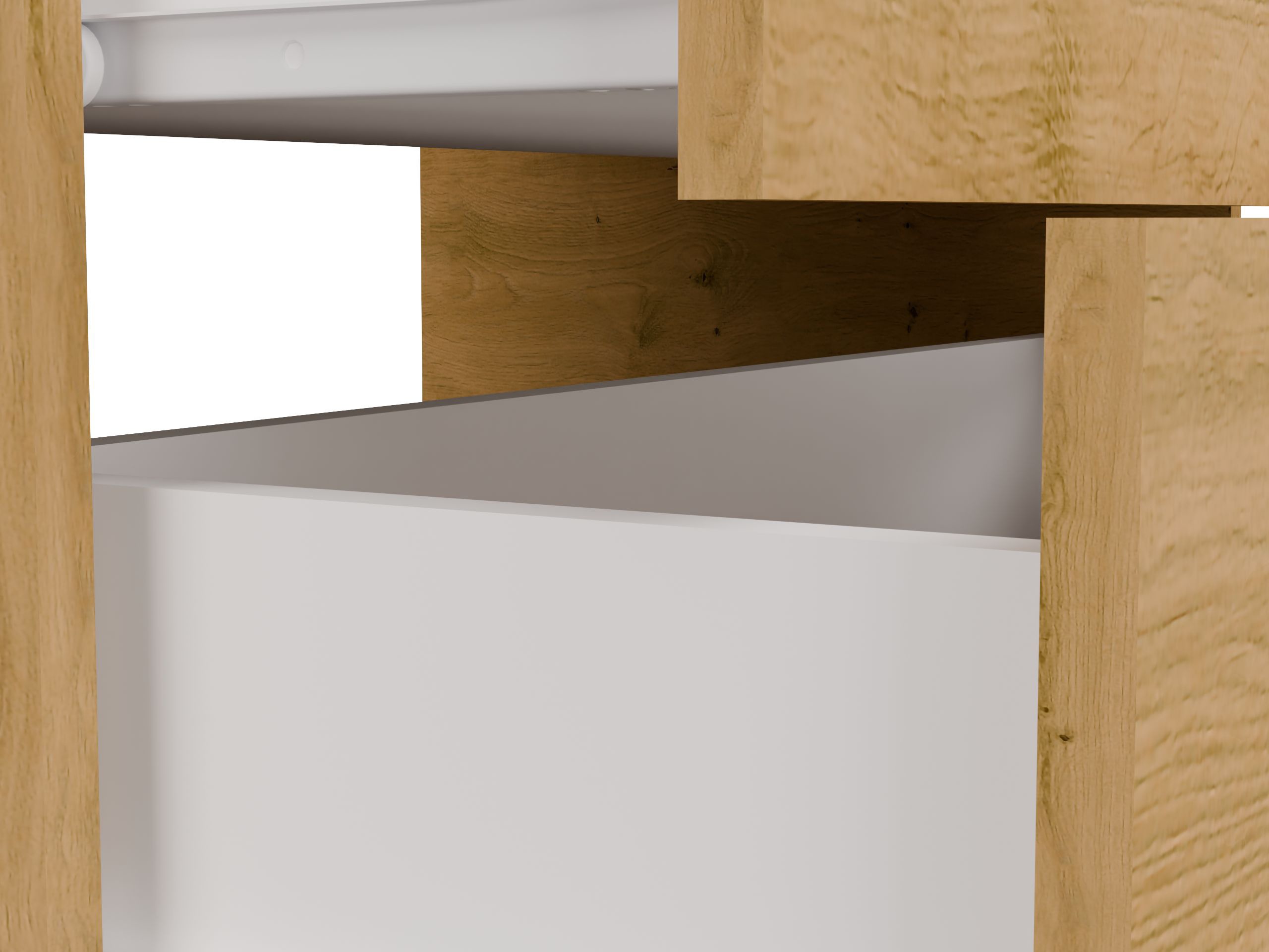 Comodino da bagno per lavandino Nolmaru 112 (Rovere Artisan)
