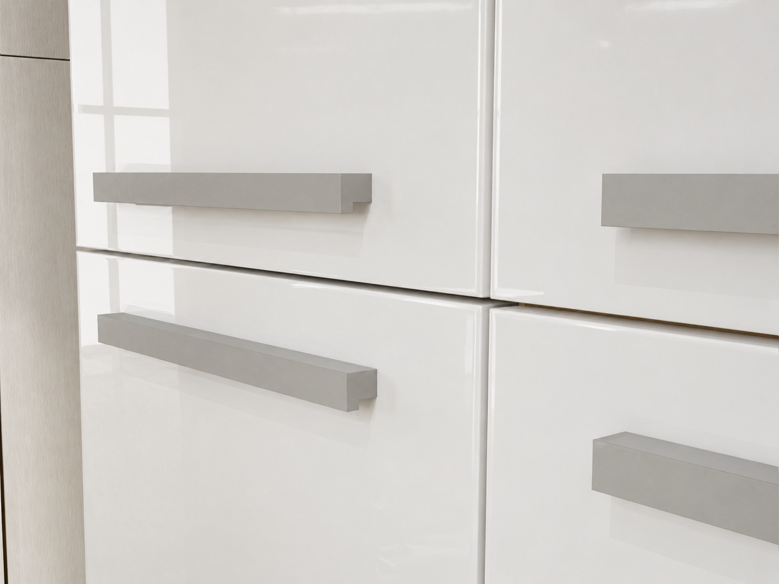 Mobiletto del bagno Nolmaru 100 (Rovere Artisan + Bianco lucido)