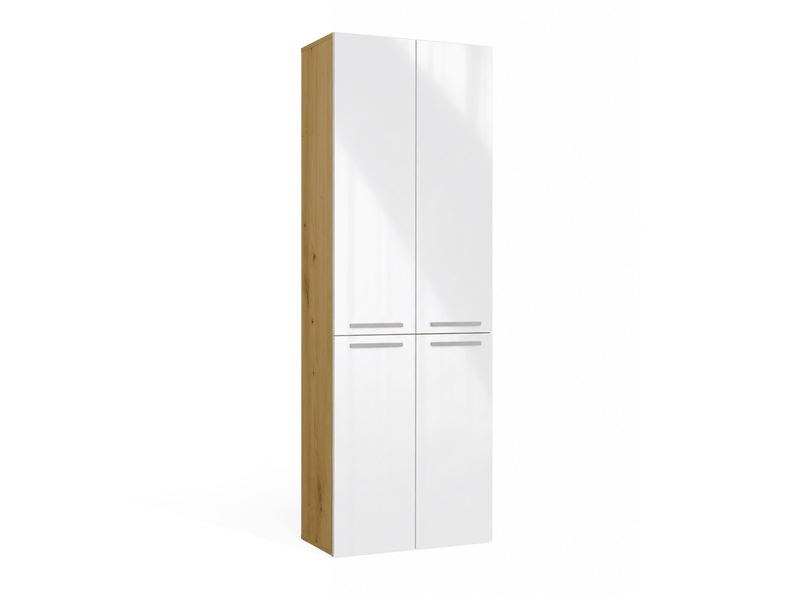 Mobiletto del bagno Nolmaru 100 (Rovere Artisan + Bianco lucido)