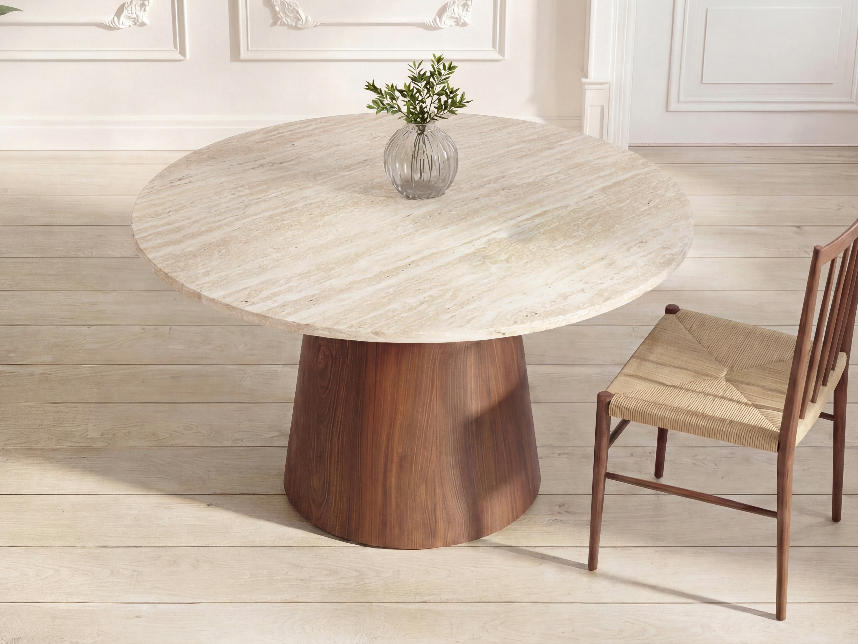 Tavolo Dallas 3740 (Beige + Marrone)