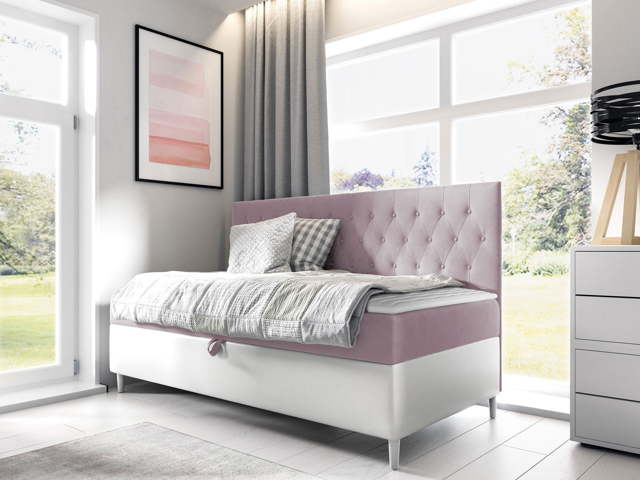 Letto continentale Lucus II (Soft 017 + Fresh 9)