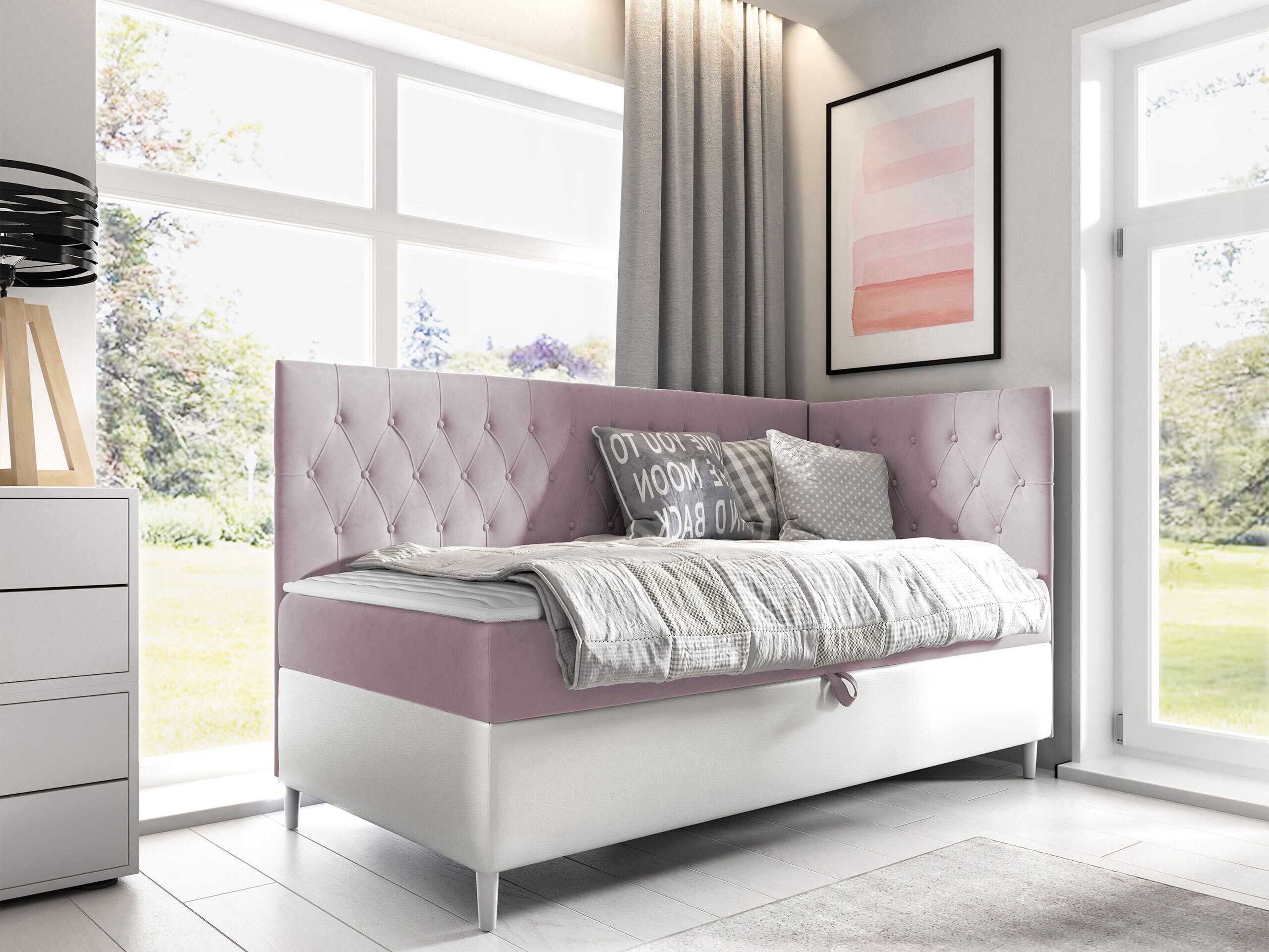 Letto continentale Lucus III (Soft 017 + Fresh 9)