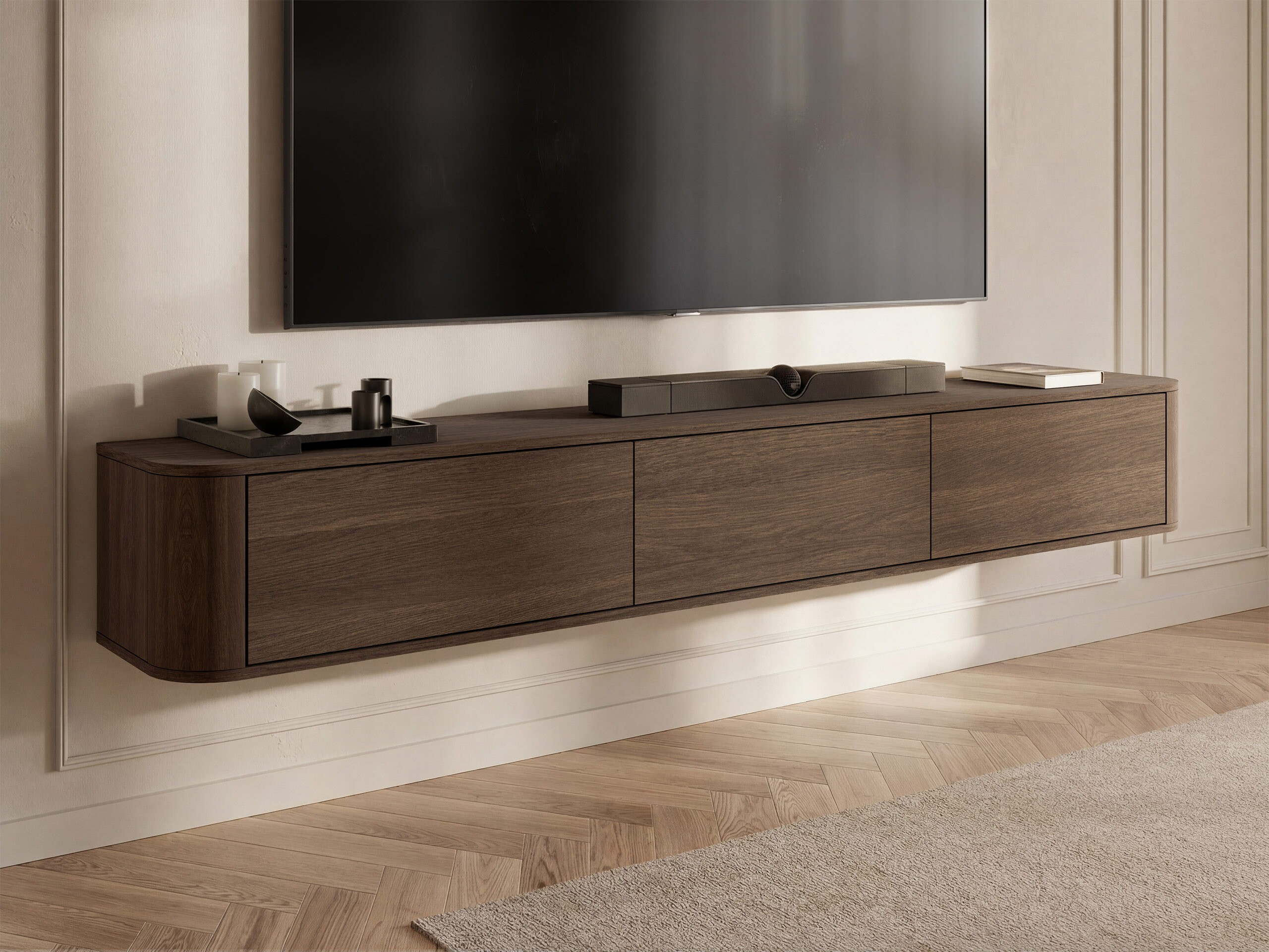 Mobile porta TV Claritas (Rovere moro)