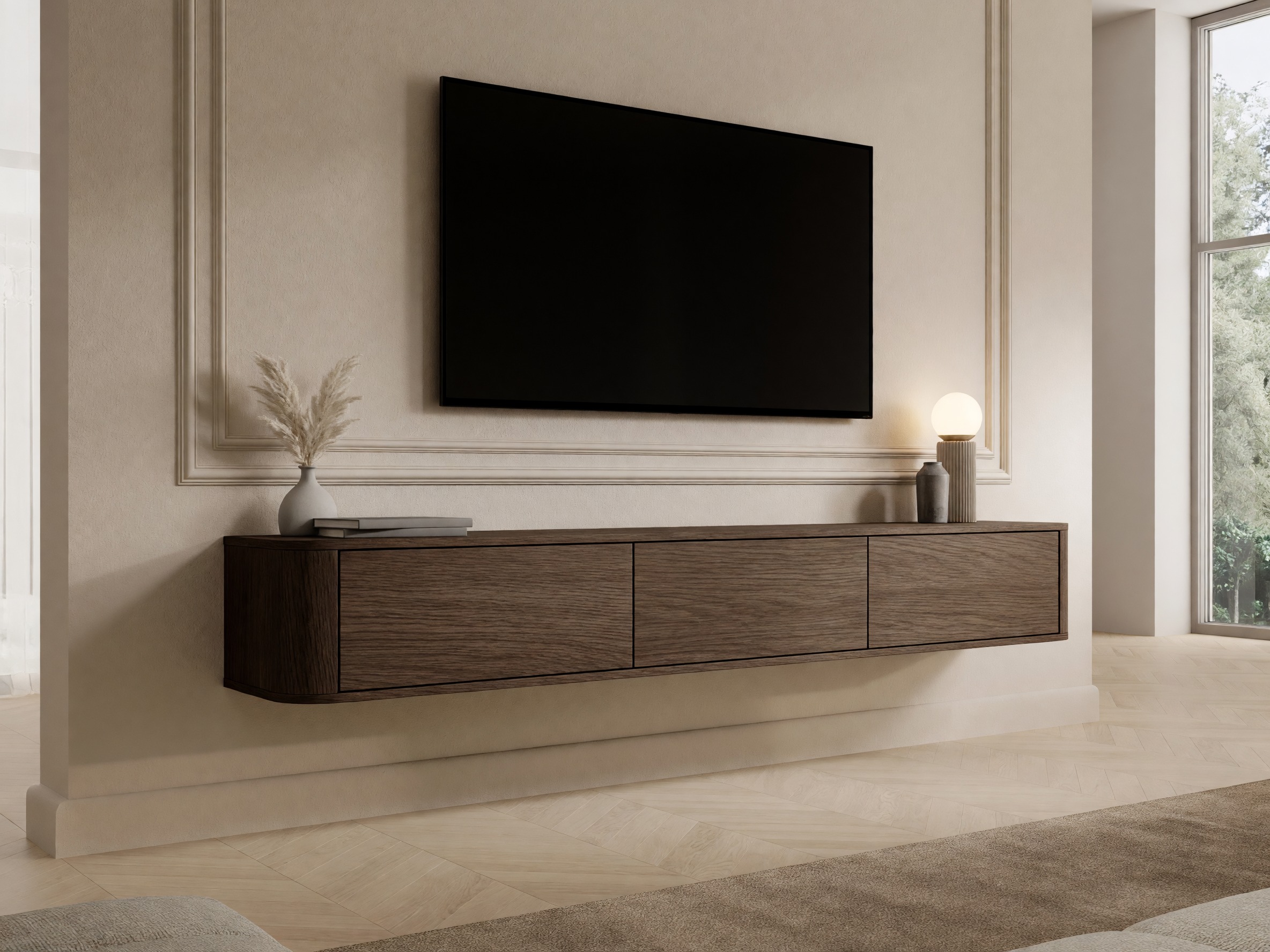Mobile porta TV Claritas (Rovere moro)