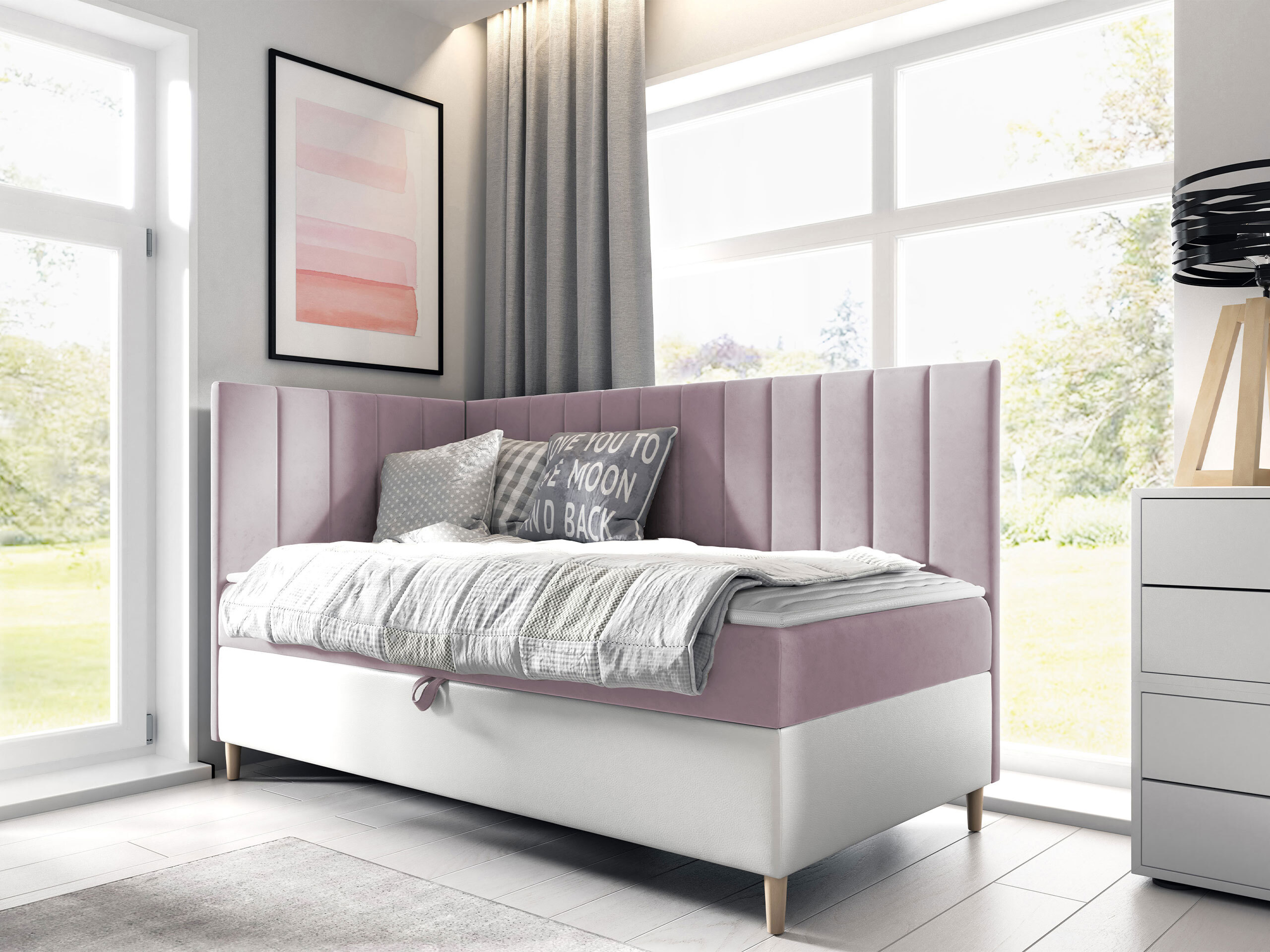 Letto continentale Lucus (Soft 017 + Fresh 9)