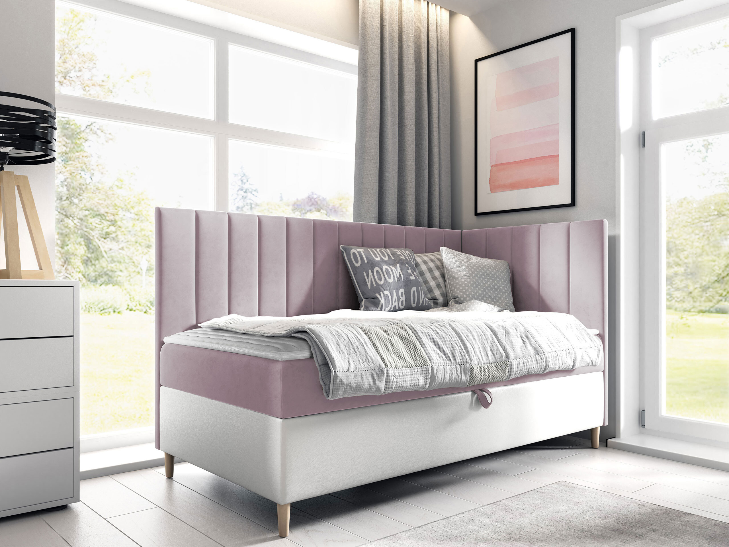 Letto continentale Lucus (Soft 017 + Fresh 9)