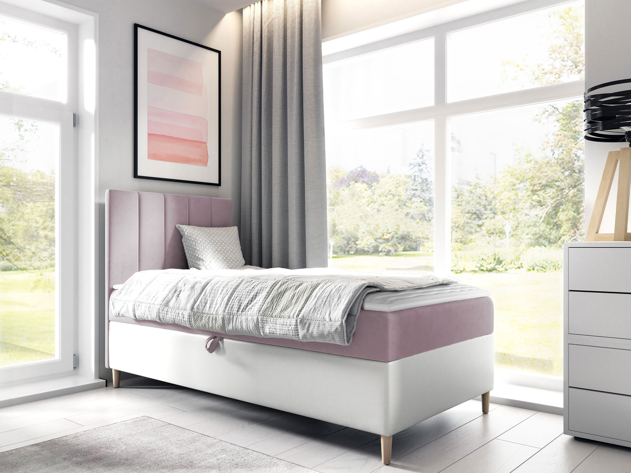 Letto continentale Lucus VI (Soft 017 + Fresh 9)