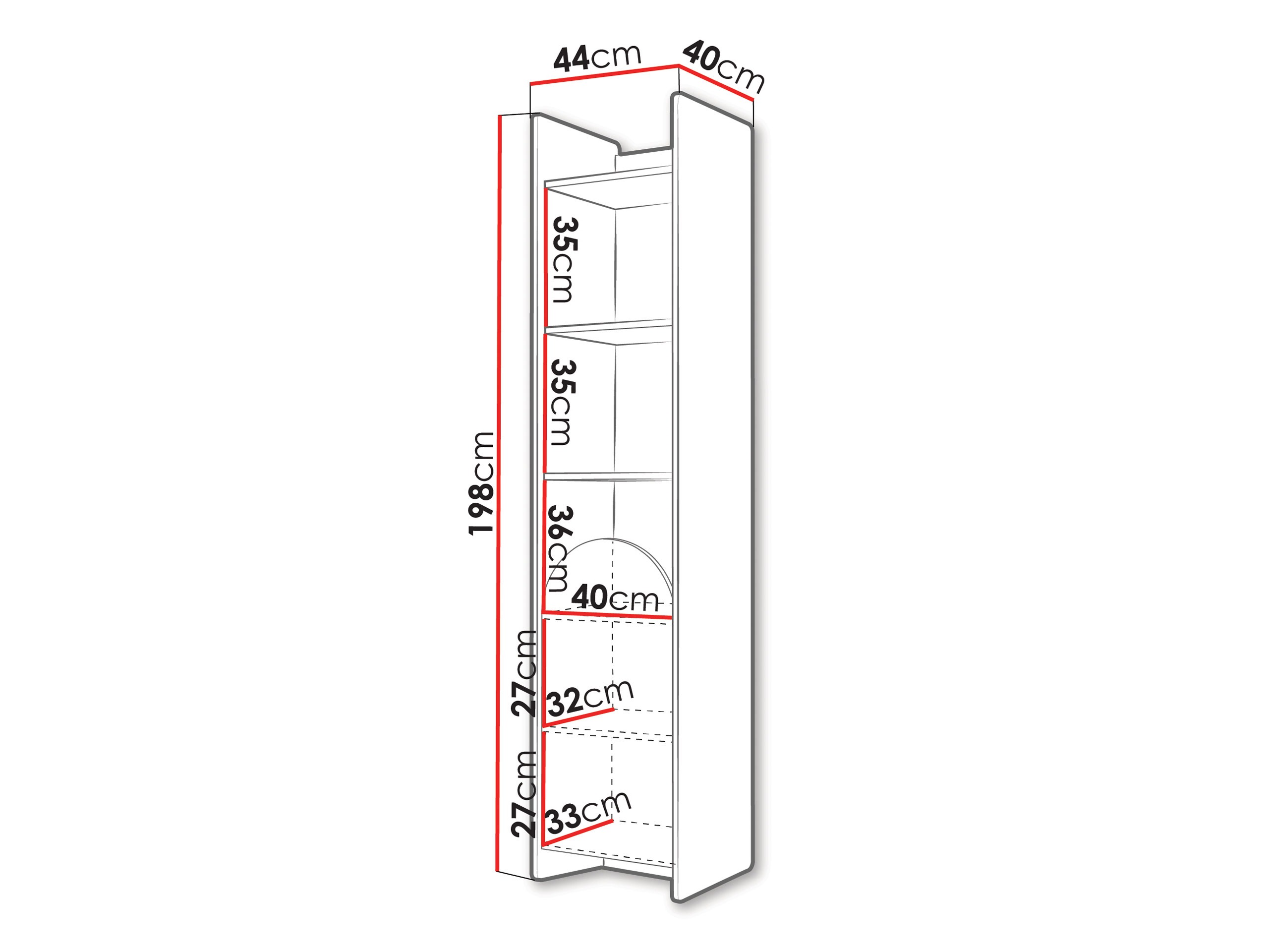 Scaffale Fivelbi 102 (Blu)