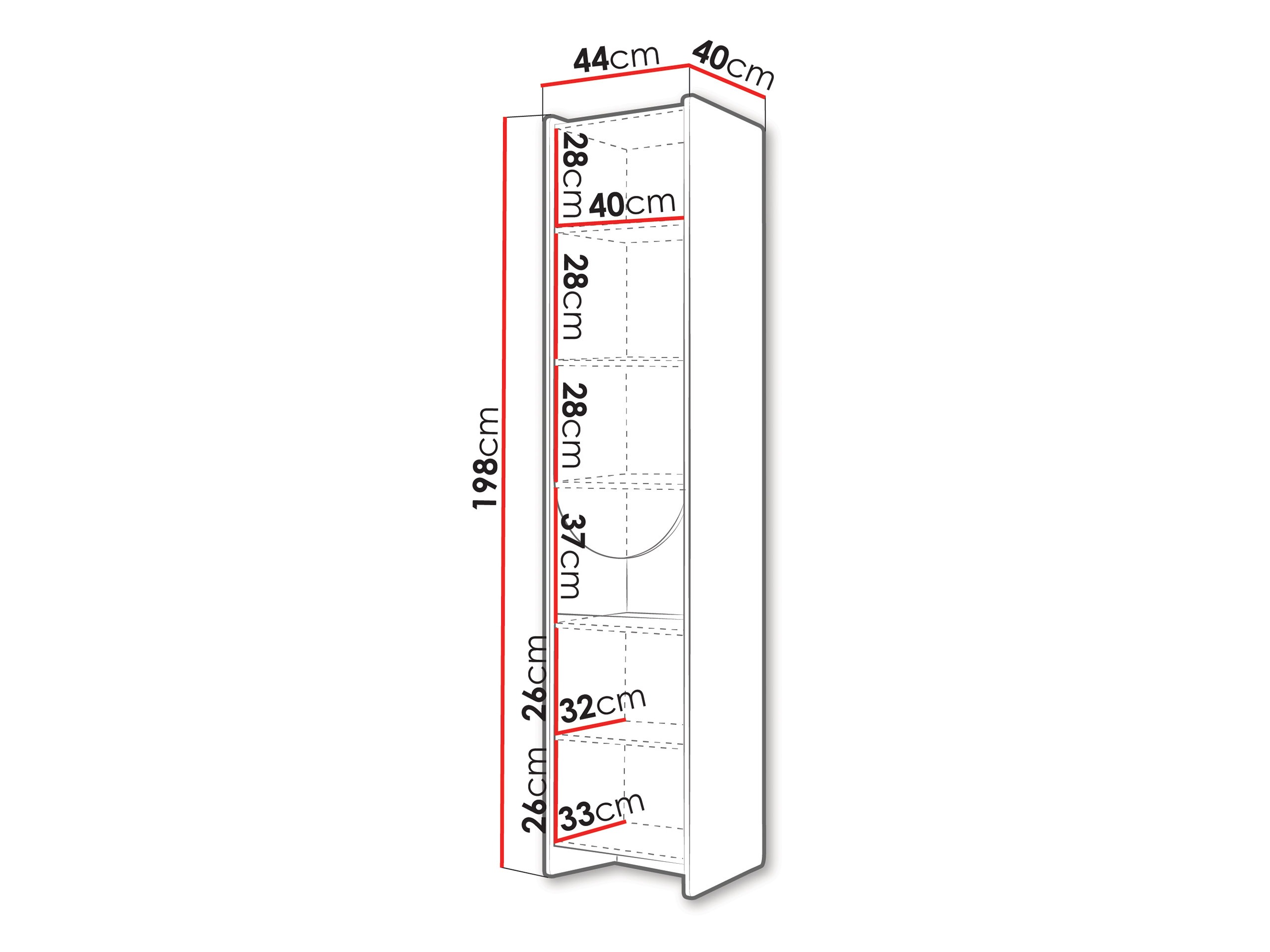 Scaffale Fivelbi 103 (Blu)