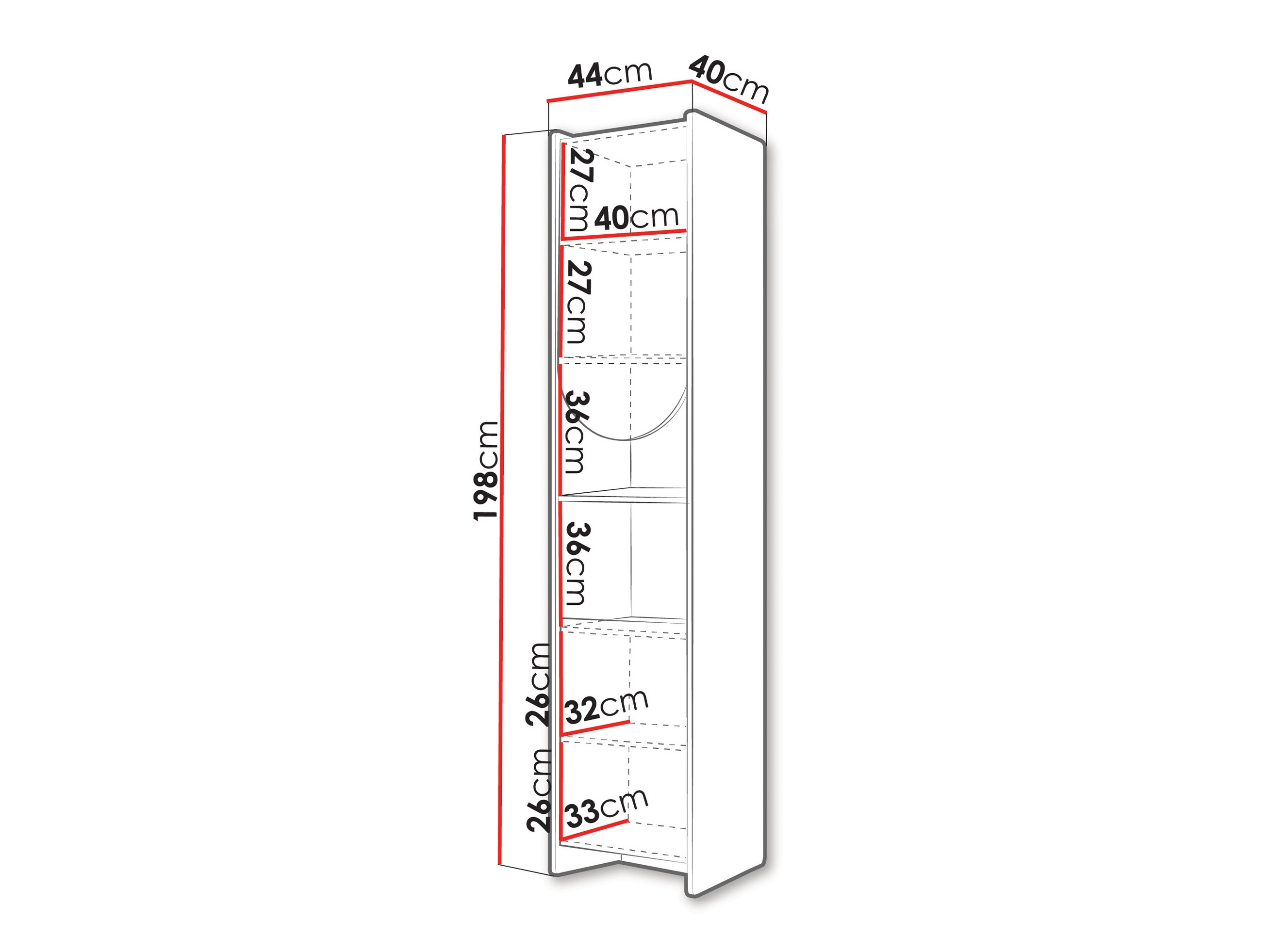 Scaffale Fivelbi 104 (Blu)