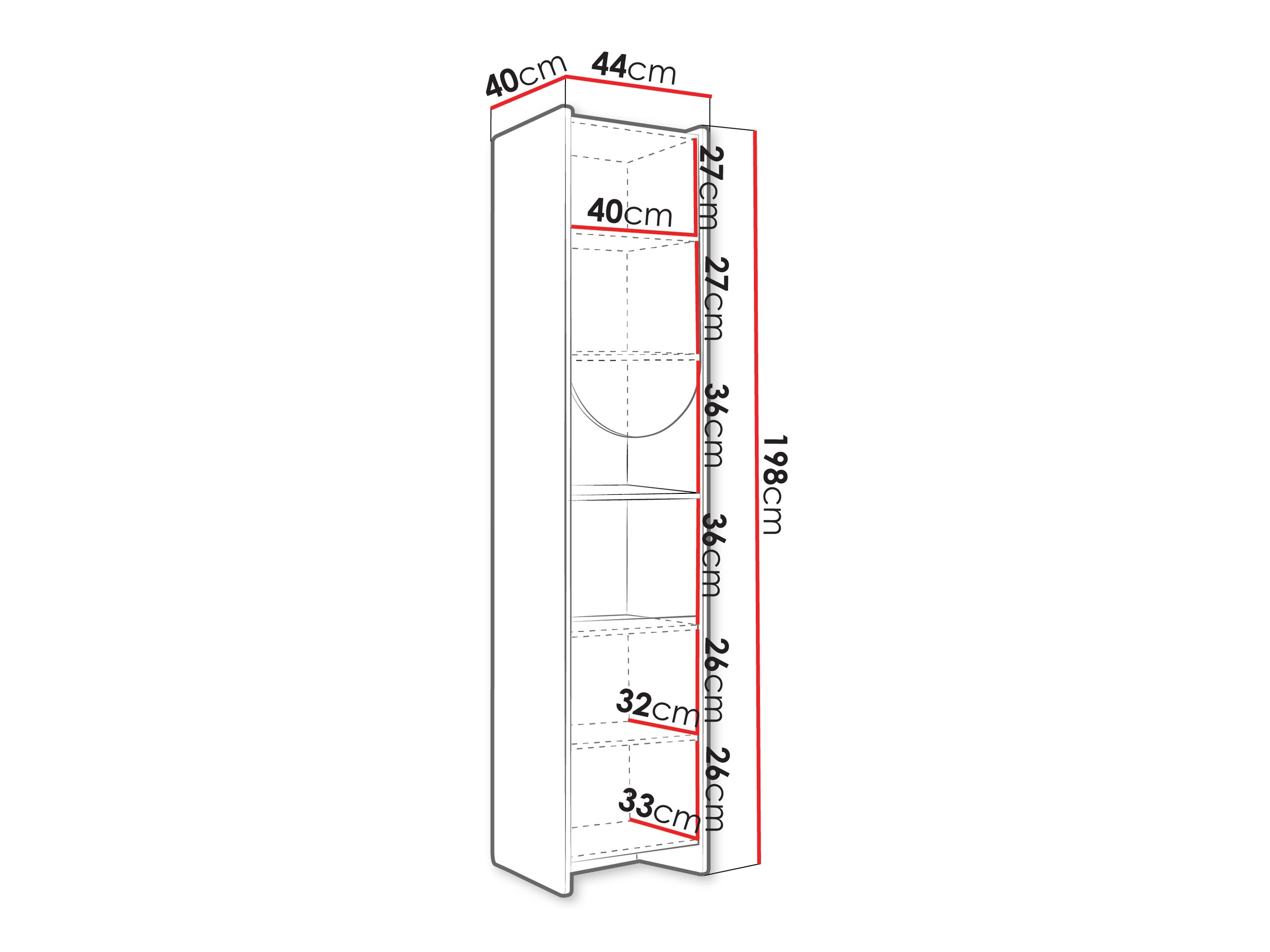 Scaffale Fivelbi 104 (Blu)