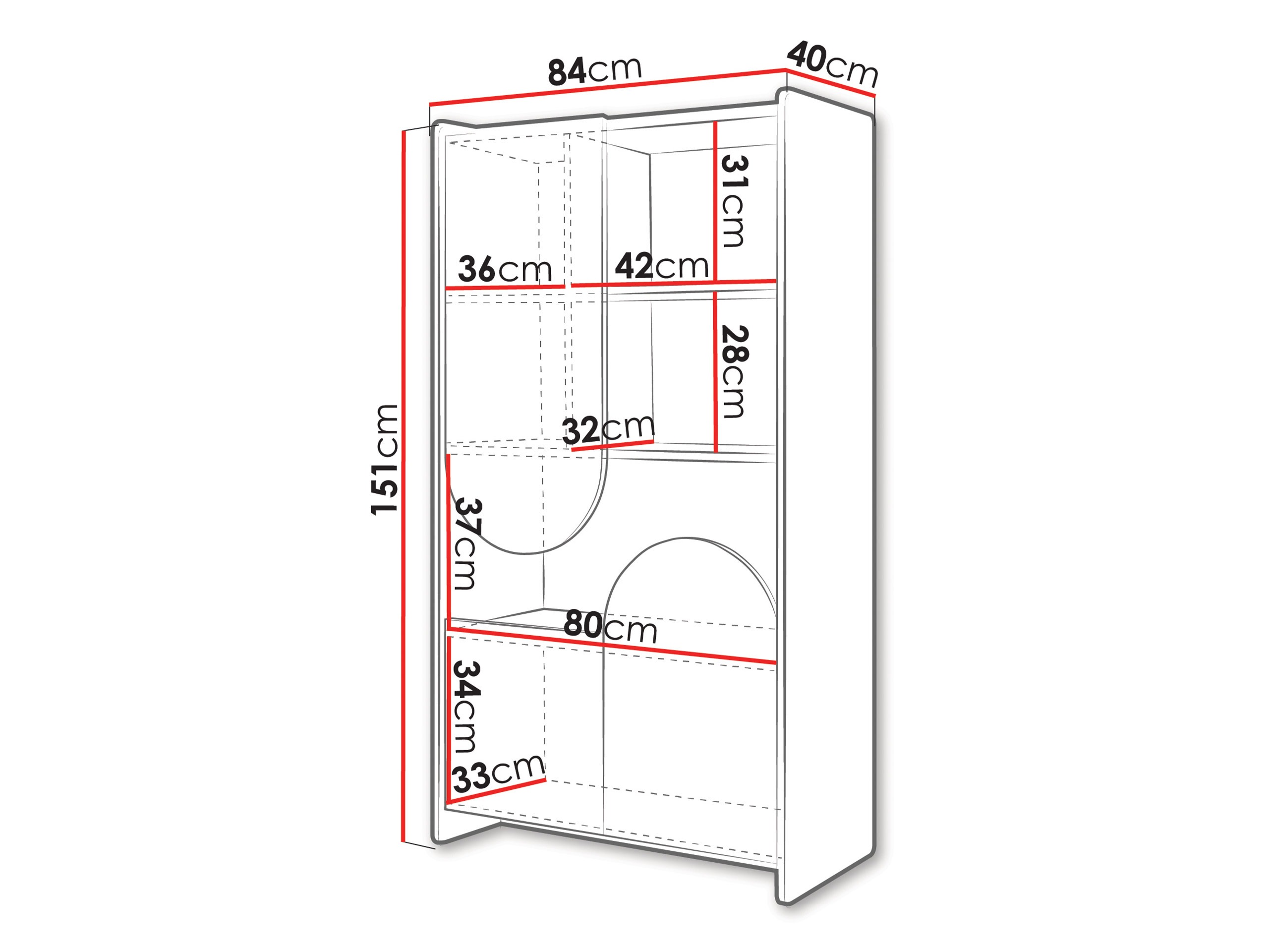 Scaffale Fivelbi 106 (Blu)