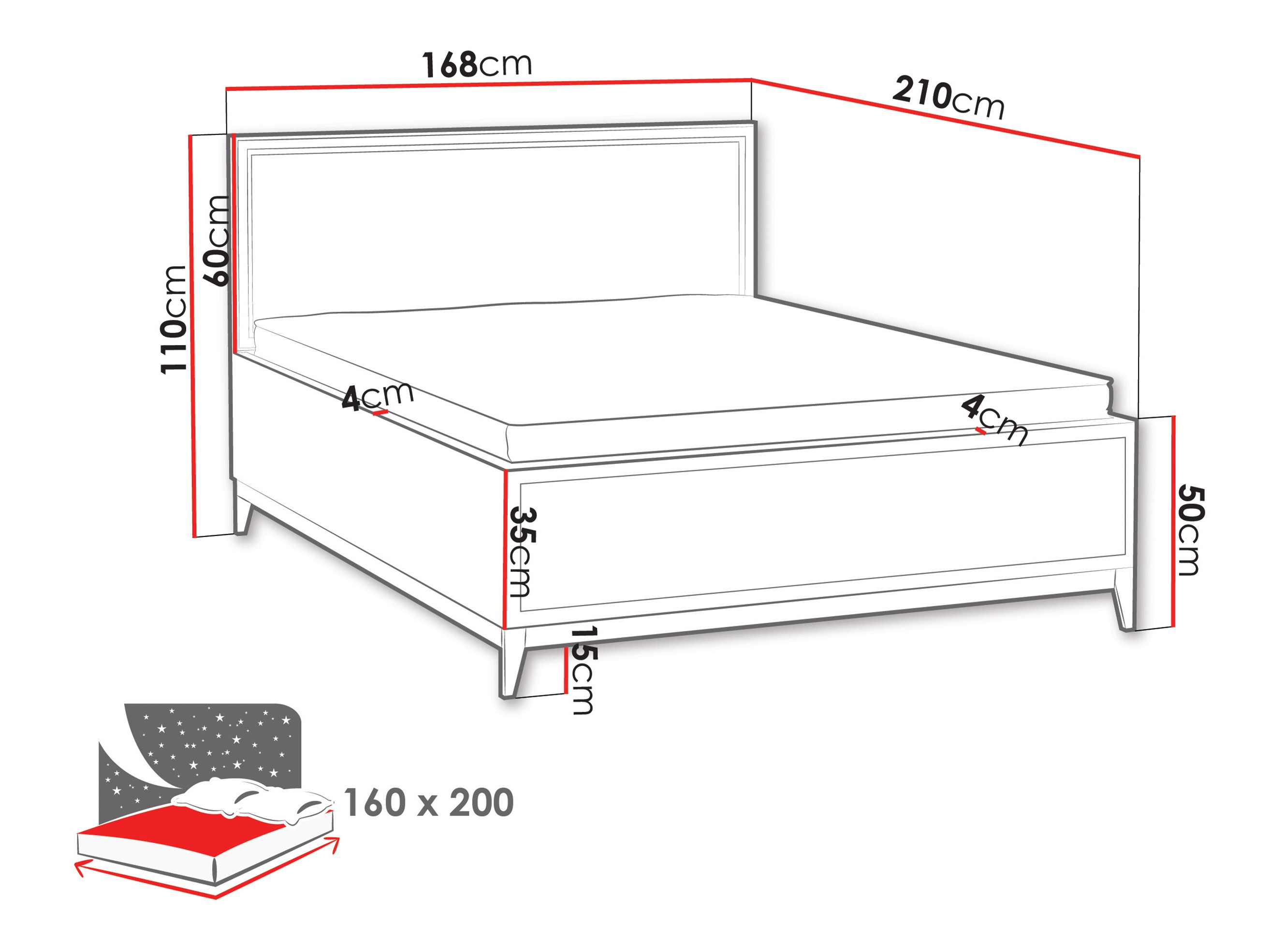 Letto Sonfera 119