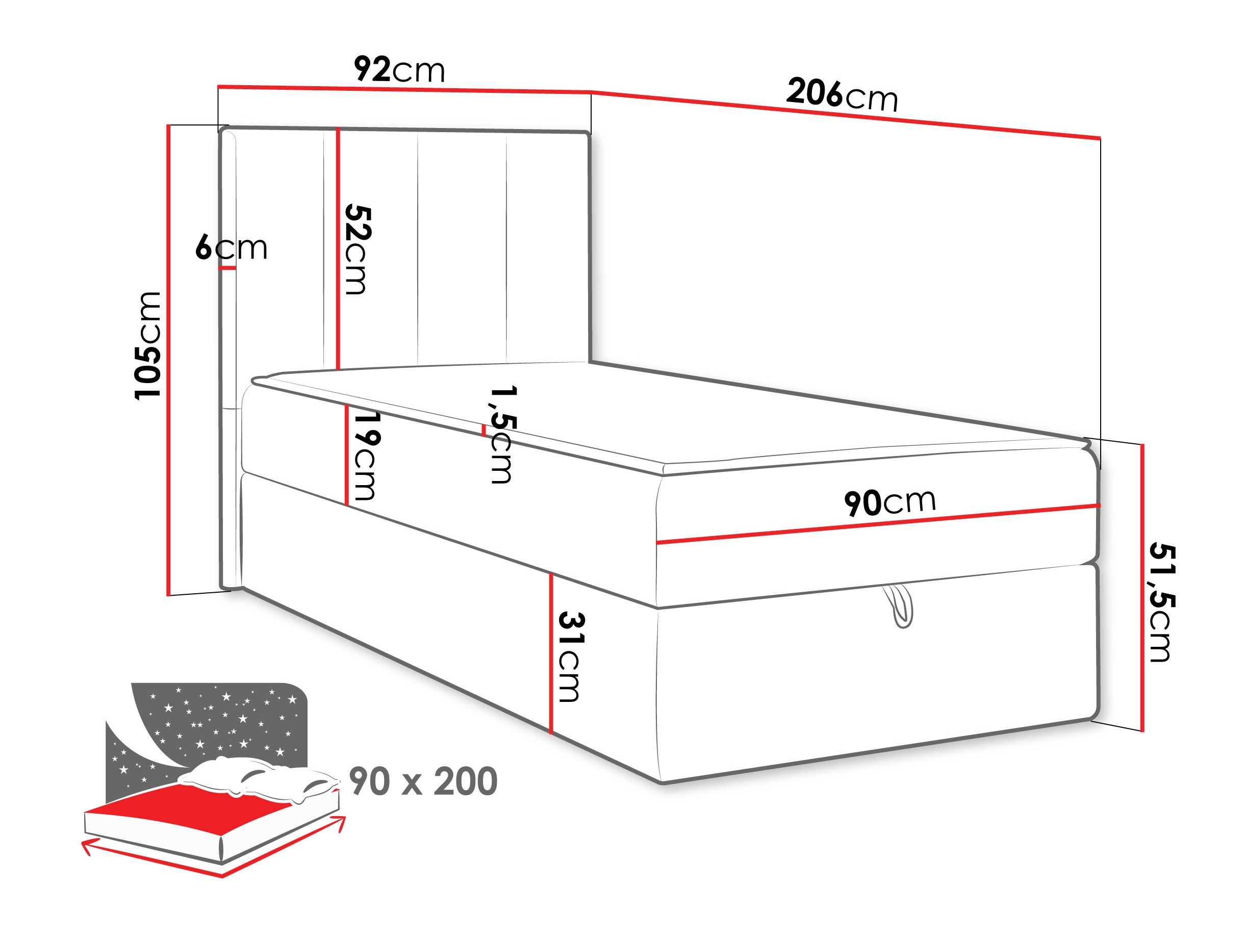 Letto continentale Oppidum I (Lambi 06)