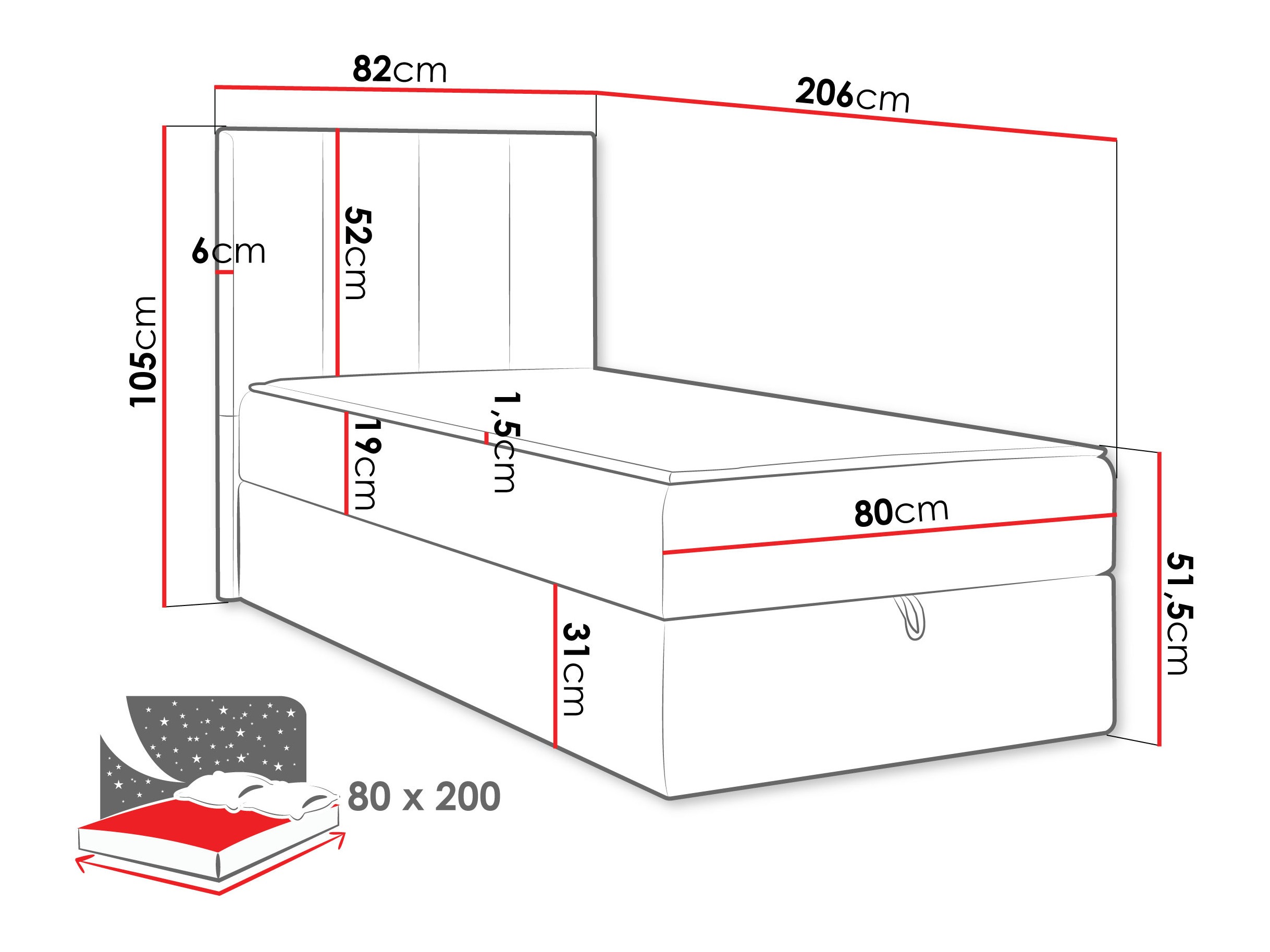 Letto continentale Oppidum I (Polo 894)