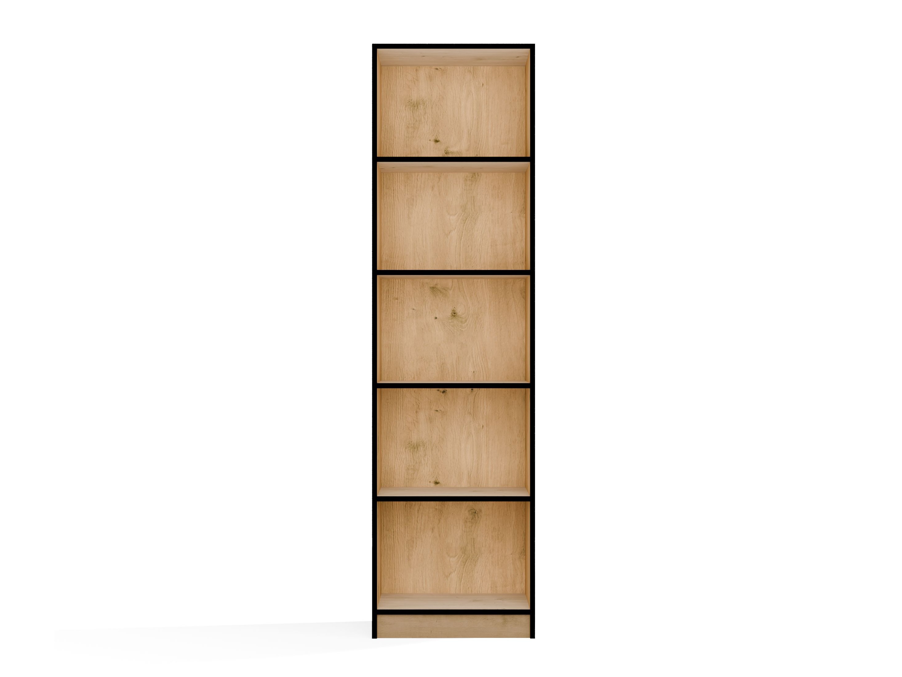 Scaffale Mandeville 188 (Rovere Artisan + Nero)