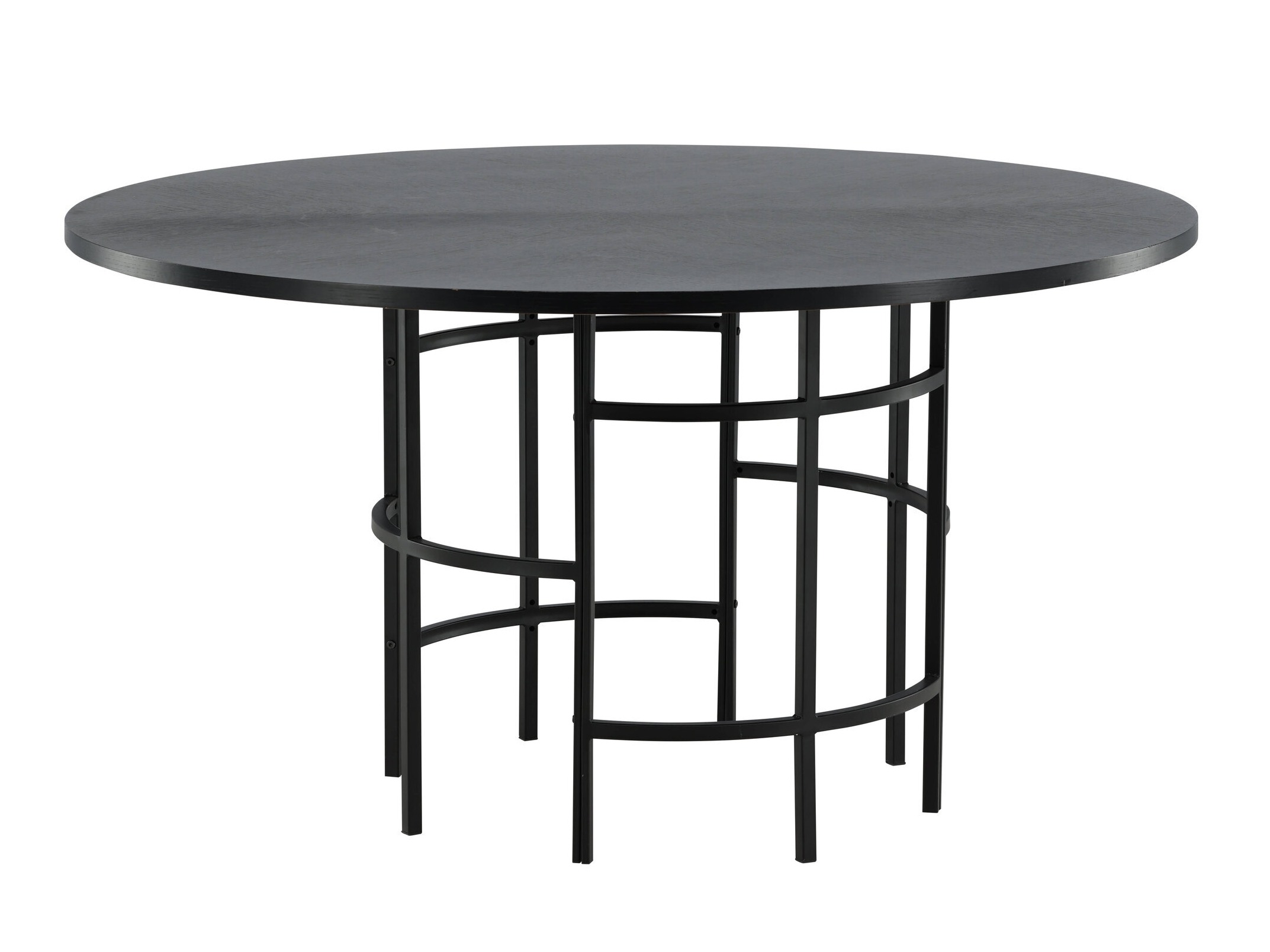 Set sala da pranzo Dallas 2381 (Nero + Crema)