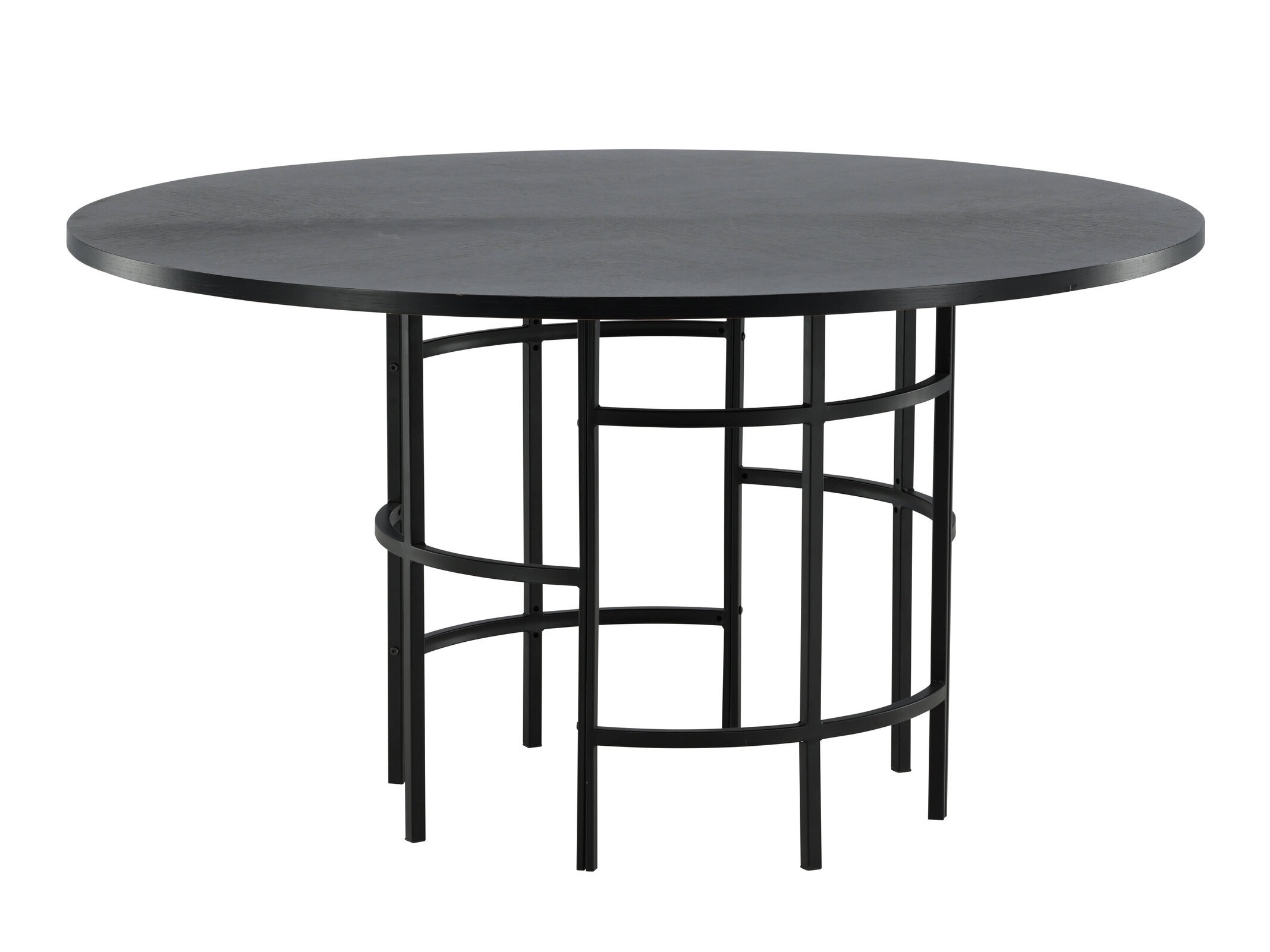 Set sala da pranzo Dallas 2386 (Nero + Beige)