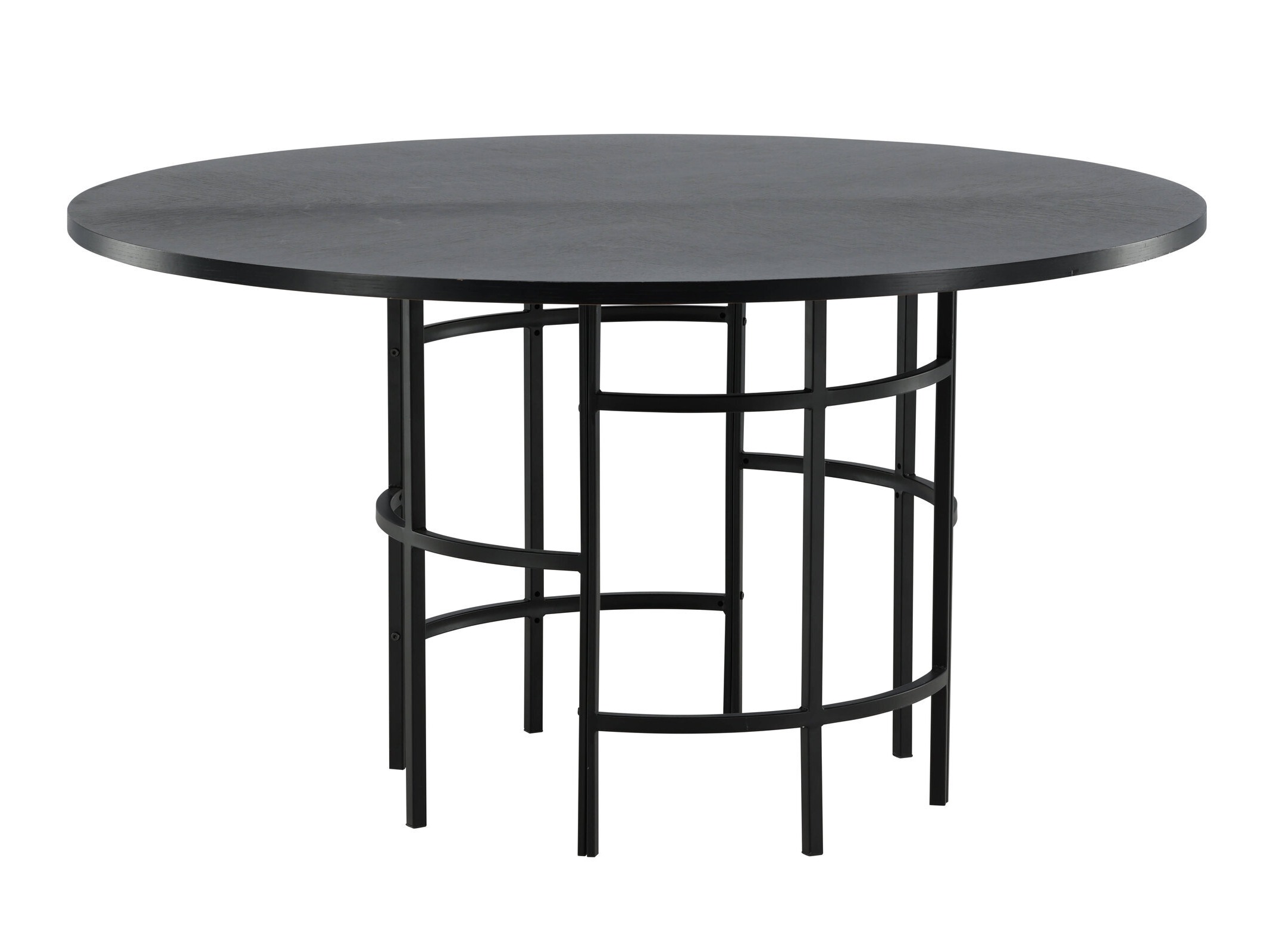 Set sala da pranzo Dallas 2386 (Nero + Grigio)