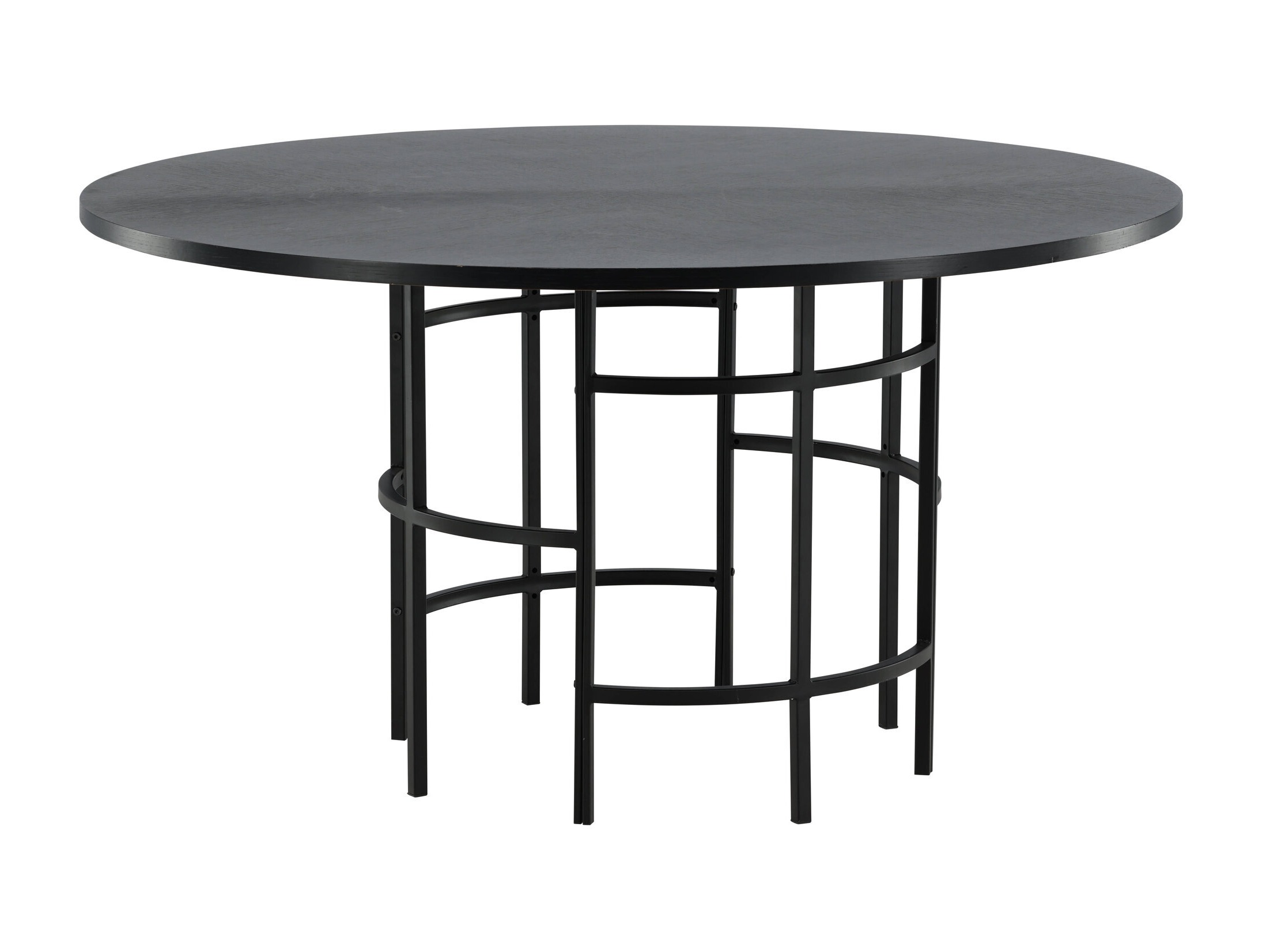 Set sala da pranzo Dallas 2393 (Nero + Grigio)