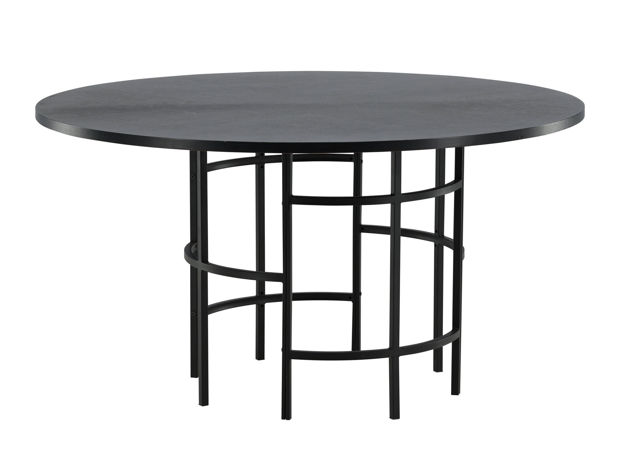 Set sala da pranzo Dallas 2399 (Nero + Grigio)