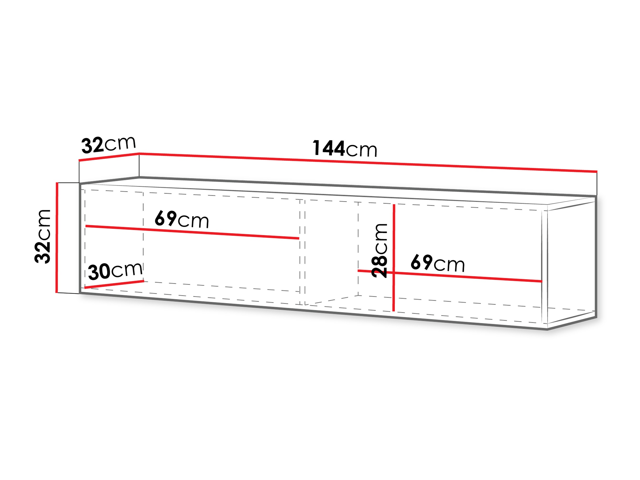 Mobile porta TV Donos (Noce)