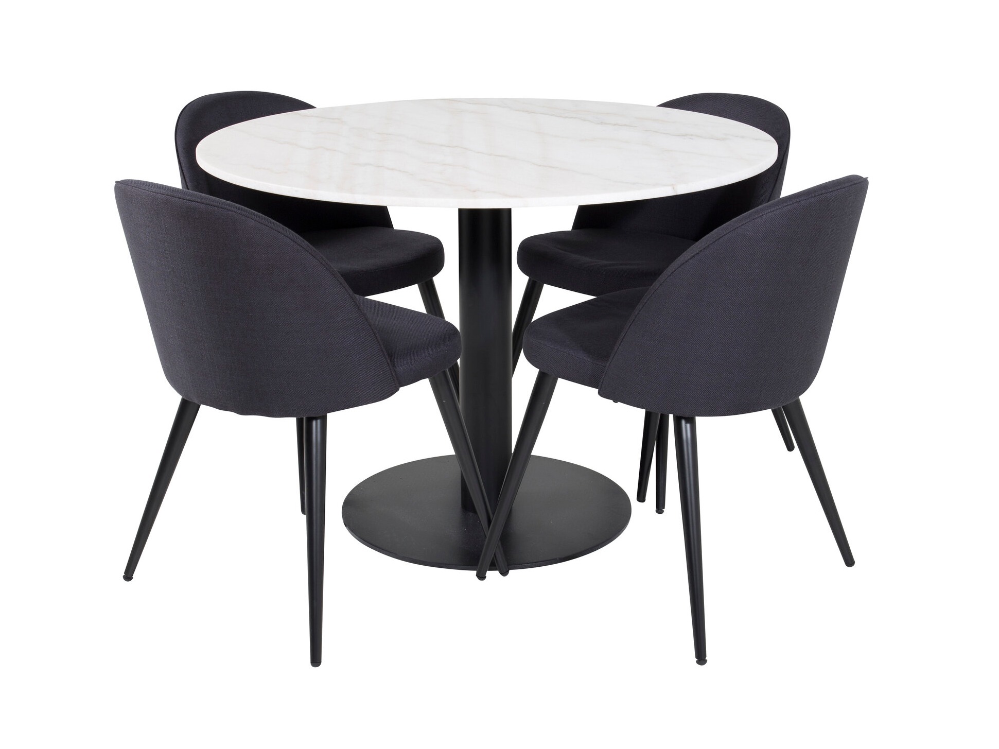 Set sala da pranzo Dallas 2572 (Nero)