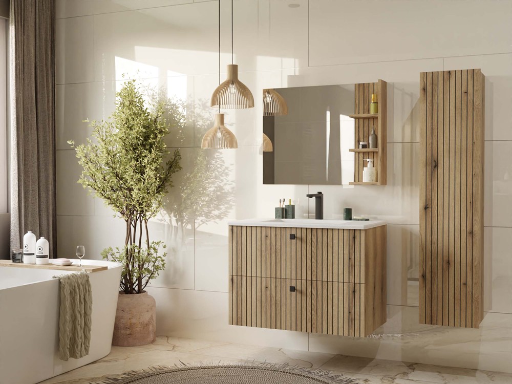 Comodino da bagno per lavandino SL5746
