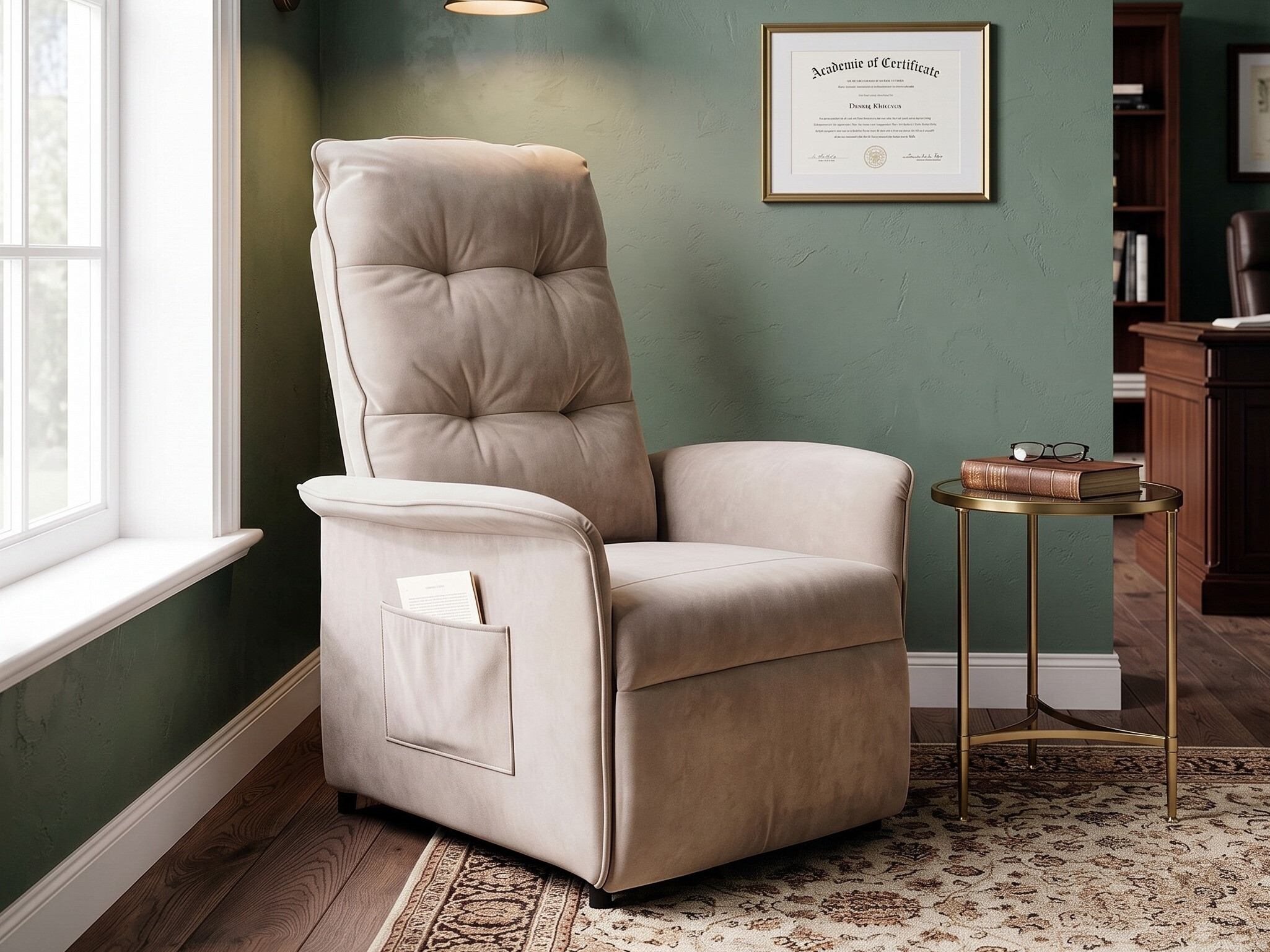 Poltrona regolabile Houston 2171 (Beige)