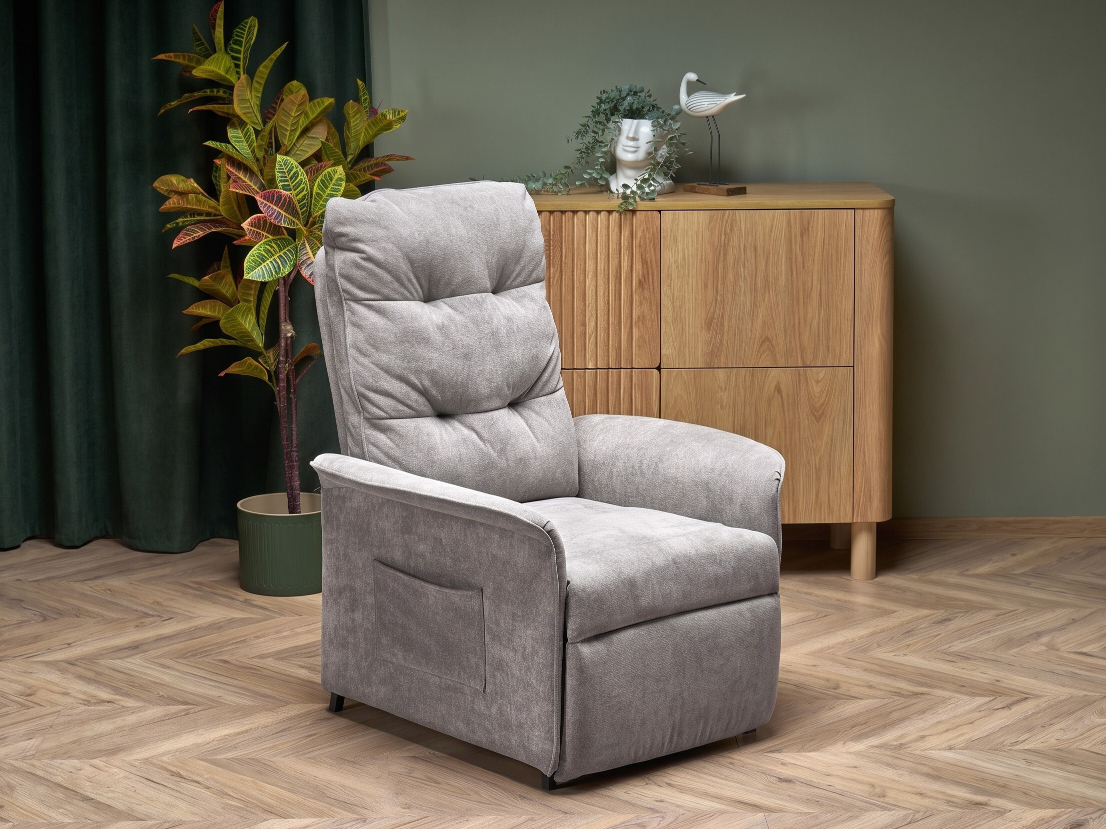 Poltrona regolabile Houston 2171 (Grigio)