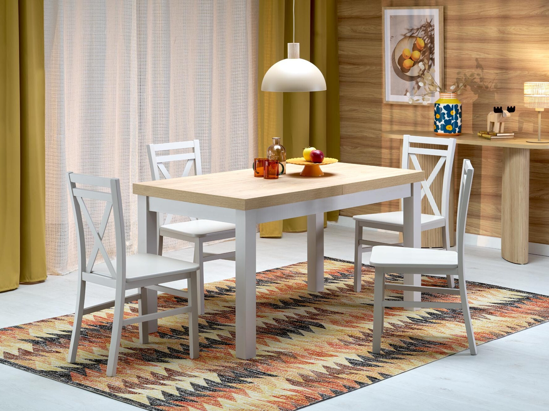Tavolo Houston 559 (Hickory quercia + Cachemire)