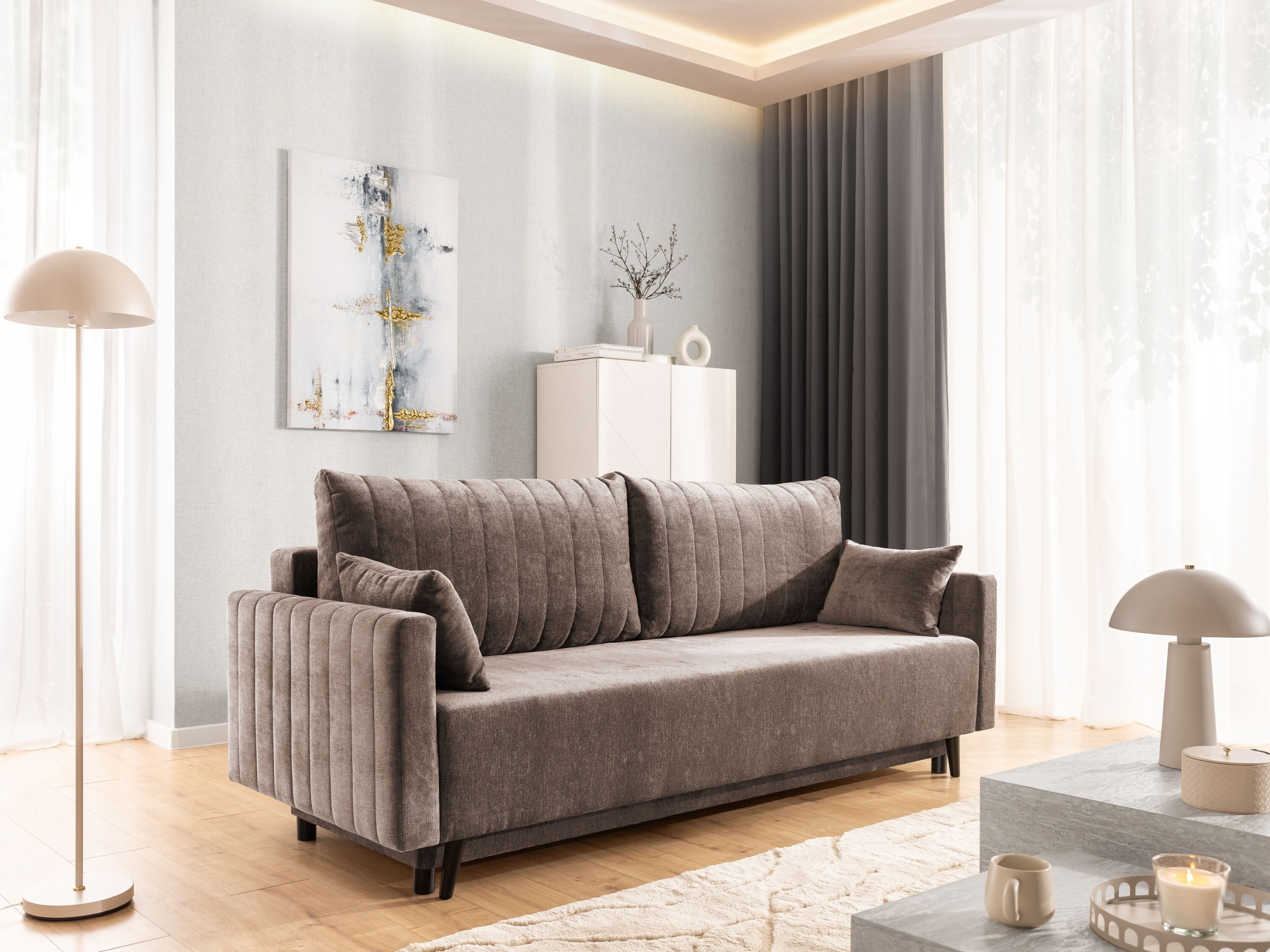 Divano letto Orlando 233 (Sereno 684)