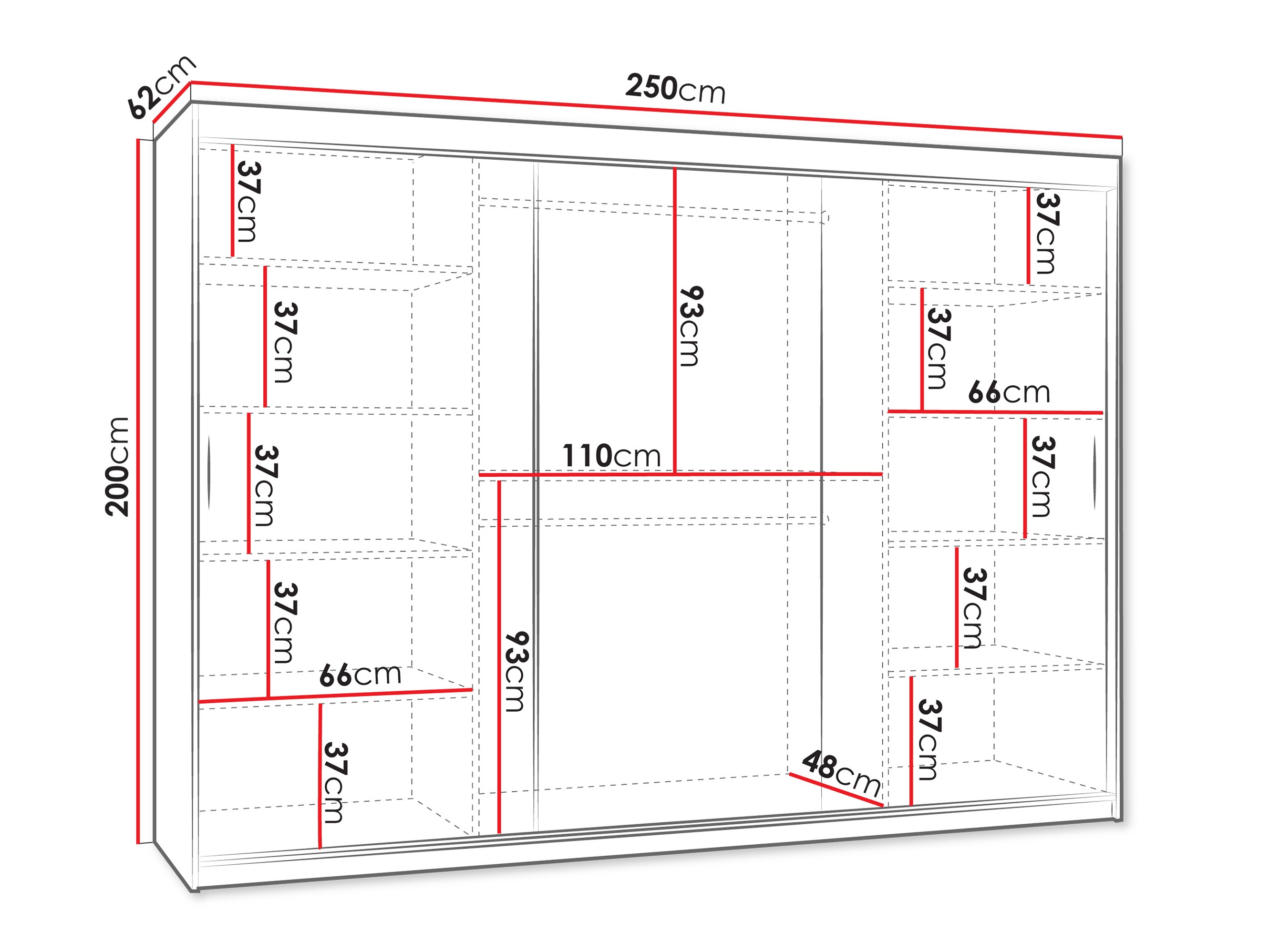 Armadio Hartford 497 (Noce)