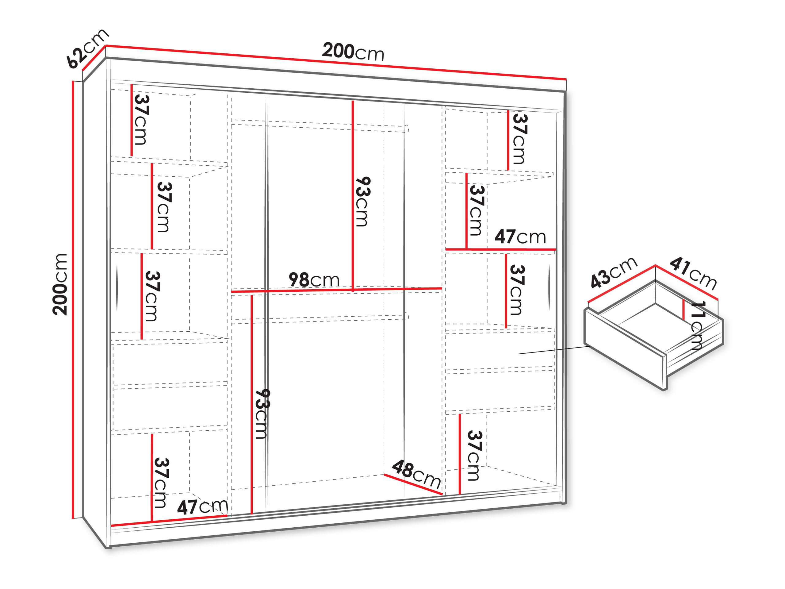 Armadio Hartford 507 (Noce)