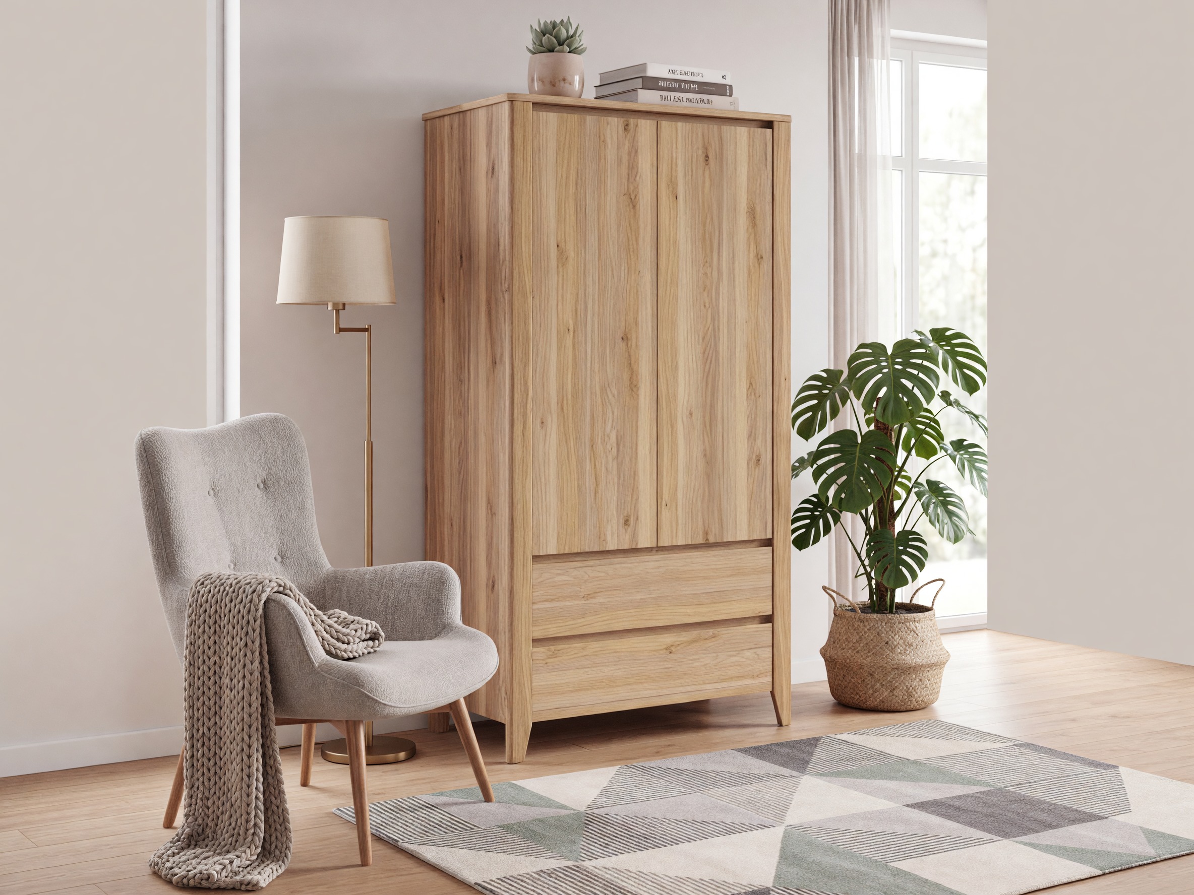 Armadio Talduno 103 (Rovere chiaro)