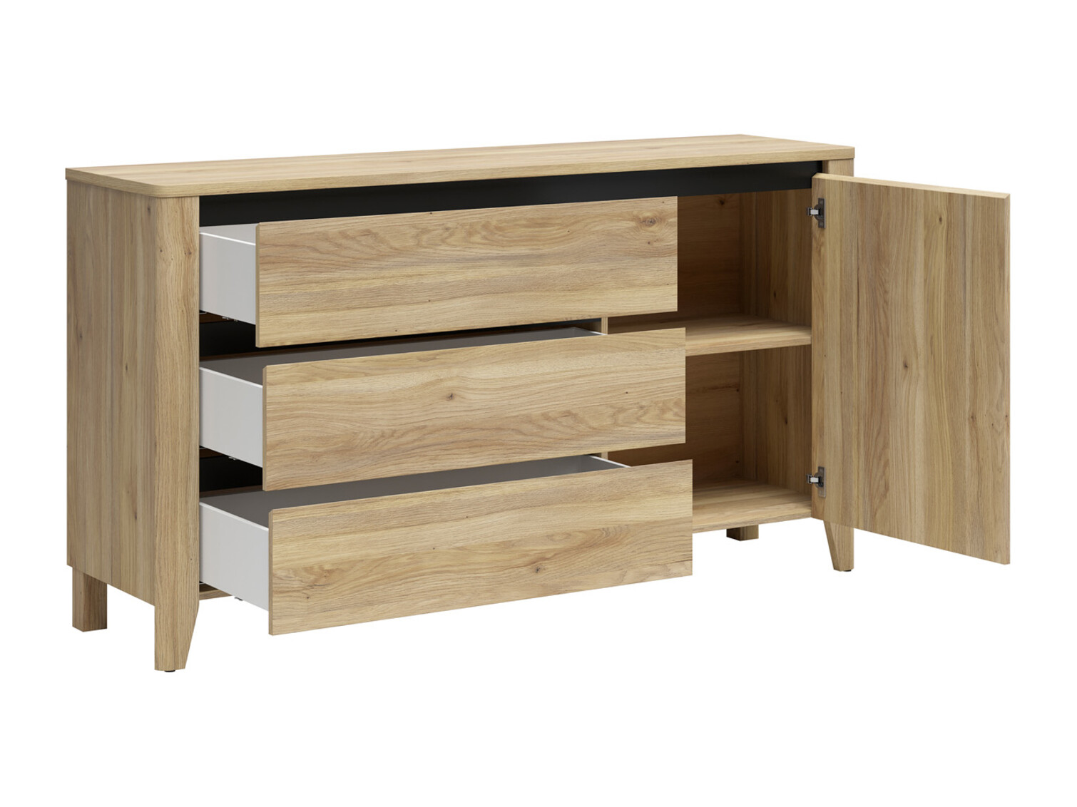 Cassettiera Talduno 105 (Rovere chiaro)
