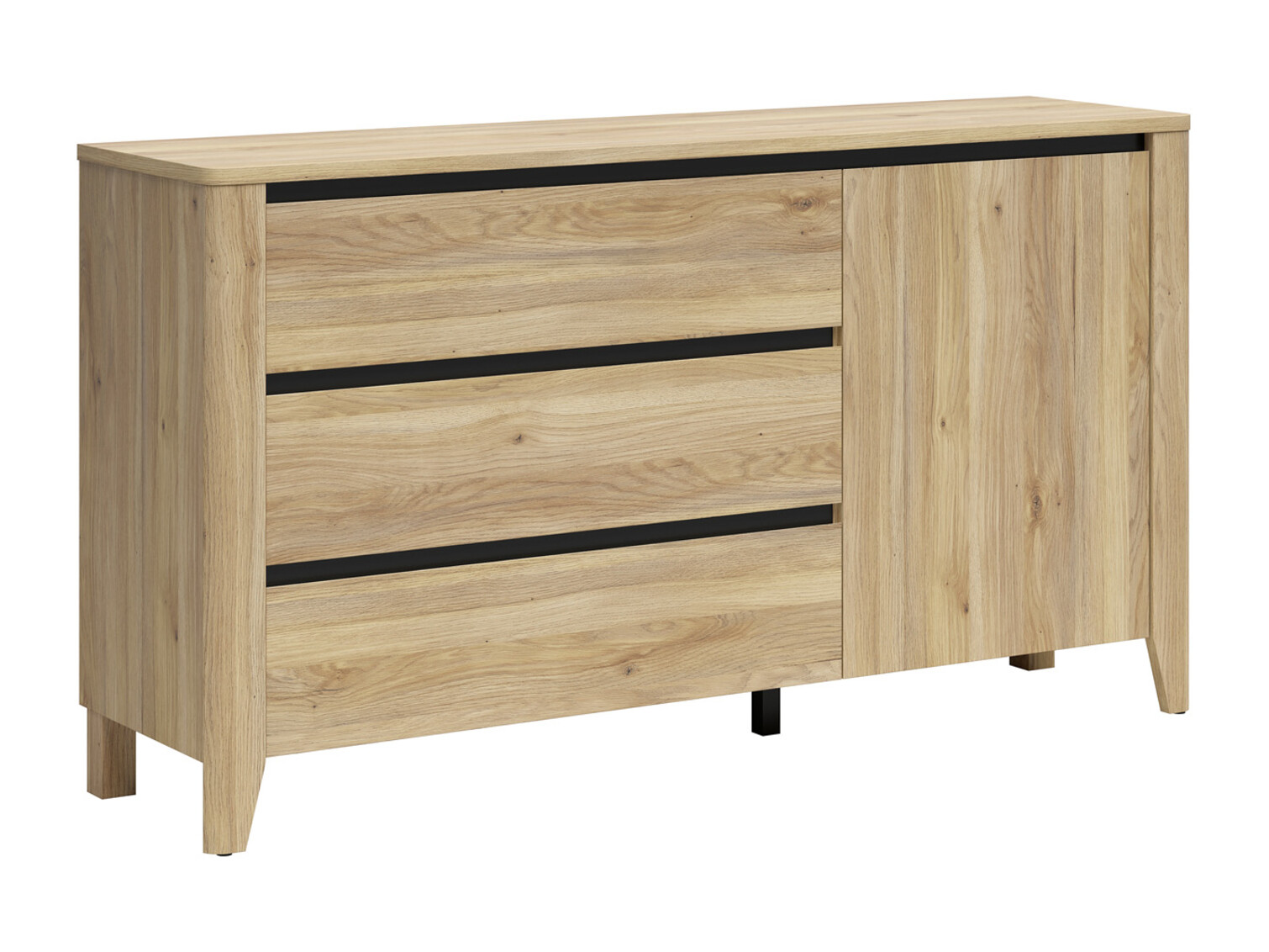 Cassettiera Talduno 105 (Rovere chiaro)