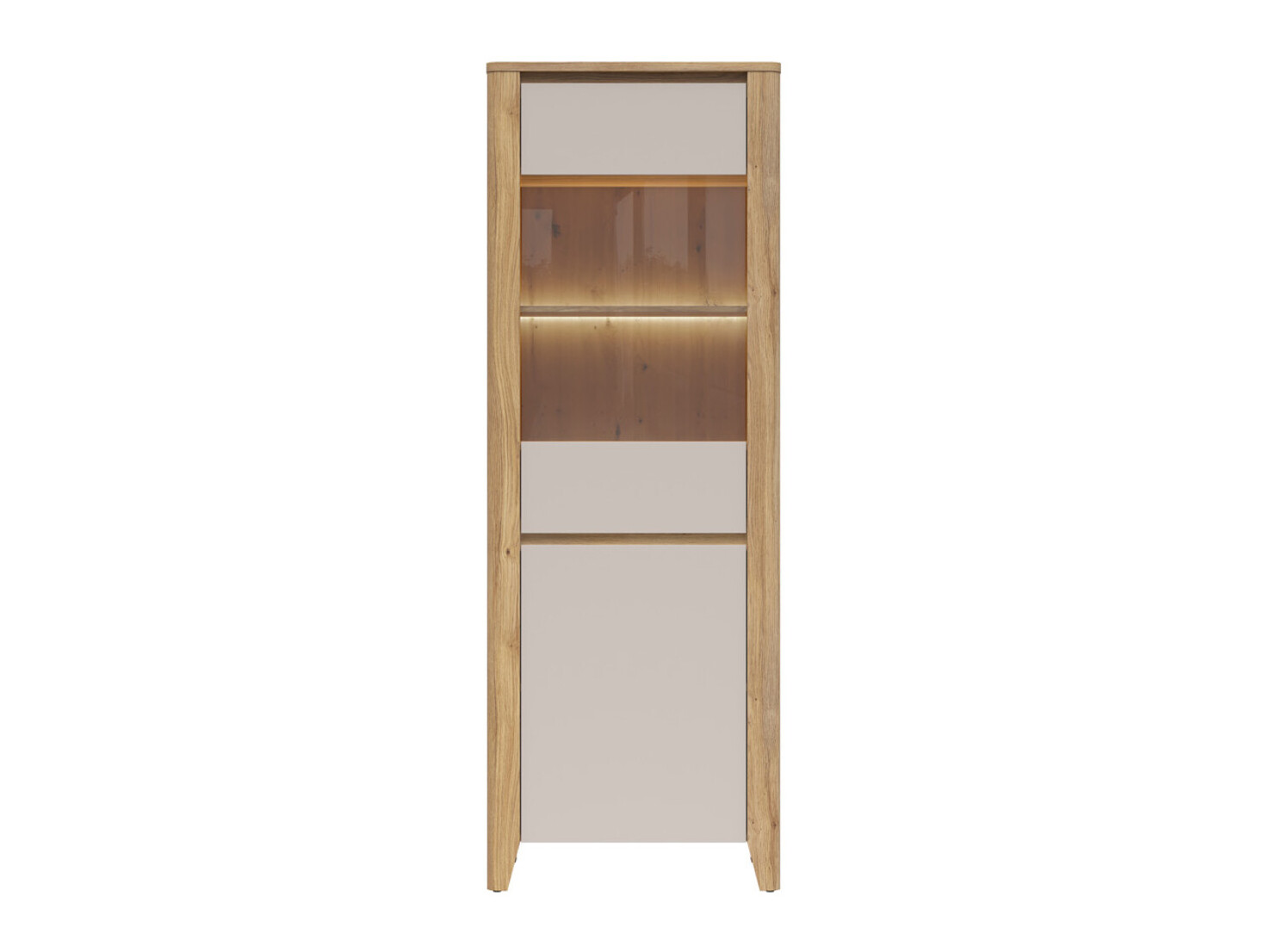 Scaffale Talduno 104 (Rovere chiaro + Cachemire)