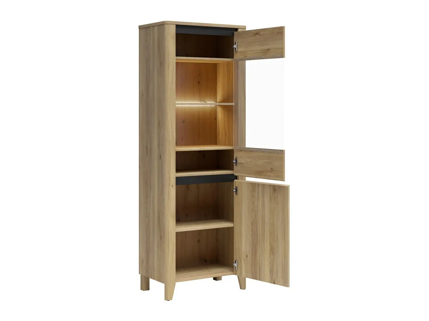 Parete attrezzata Talduno 108 (Rovere chiaro)