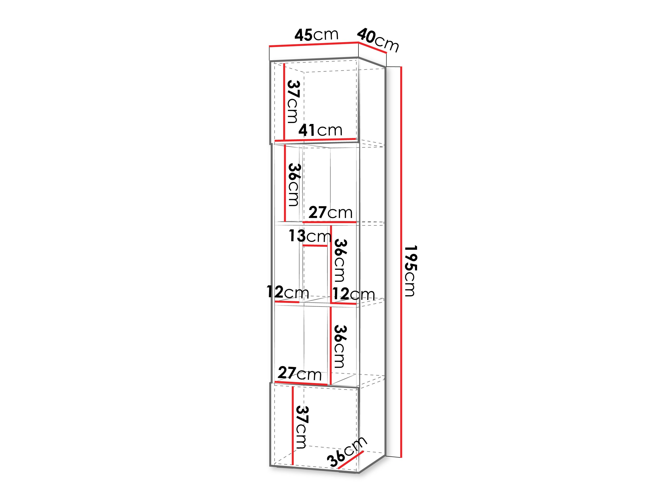 Scaffale Etruva 103 (Blu)