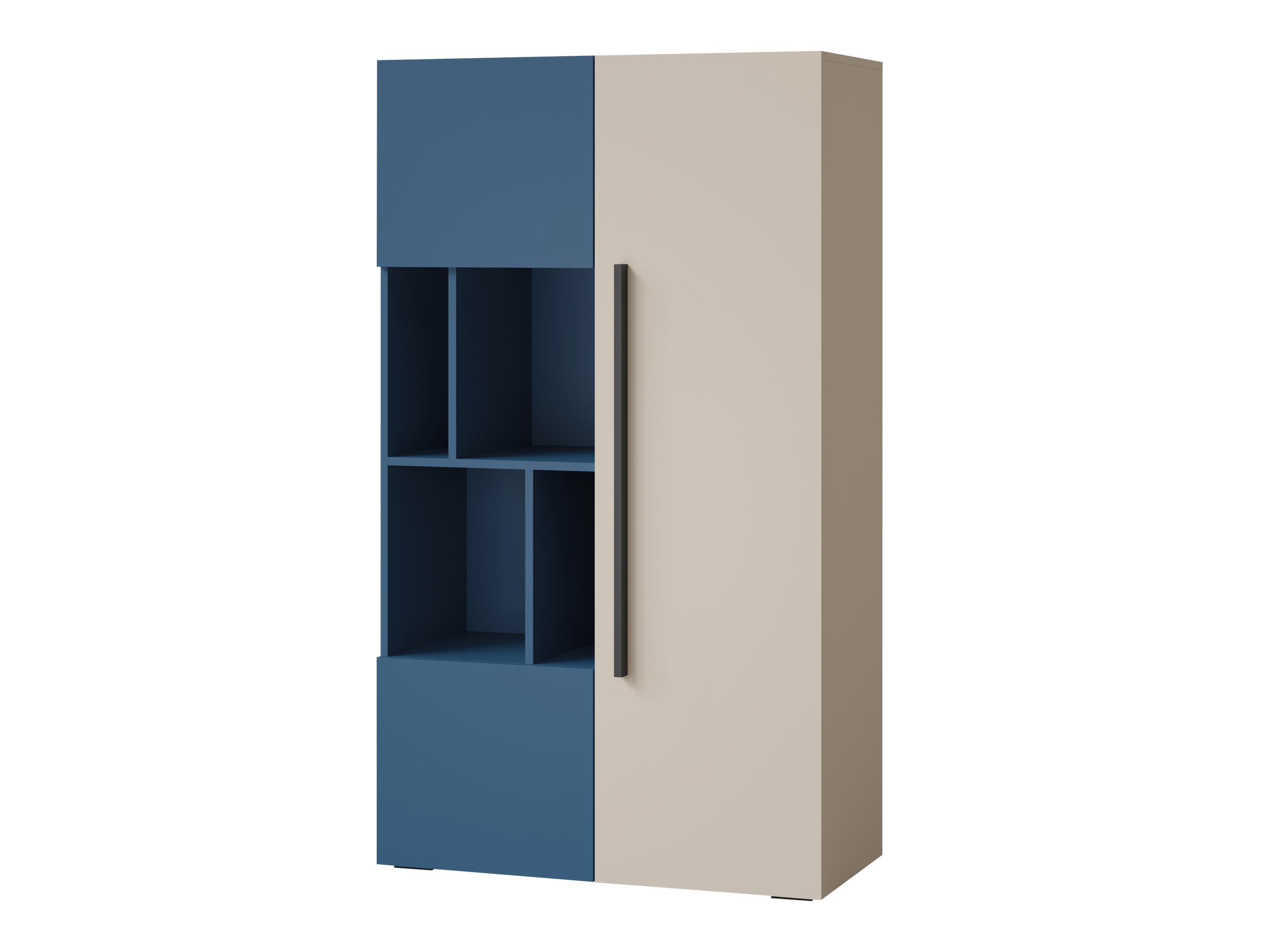 Scaffale Etruva 104 (Cachemire + Blu)