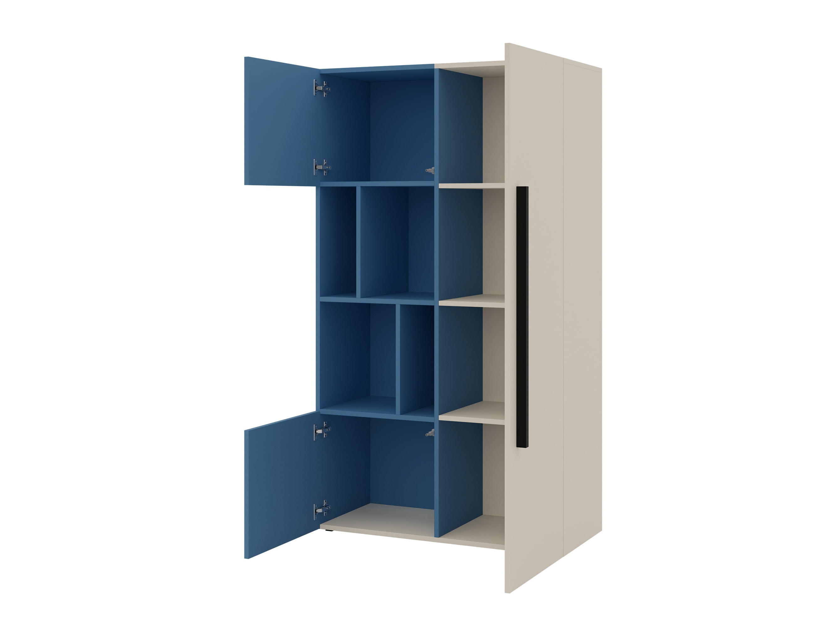 Scaffale Etruva 104 (Cachemire + Blu)