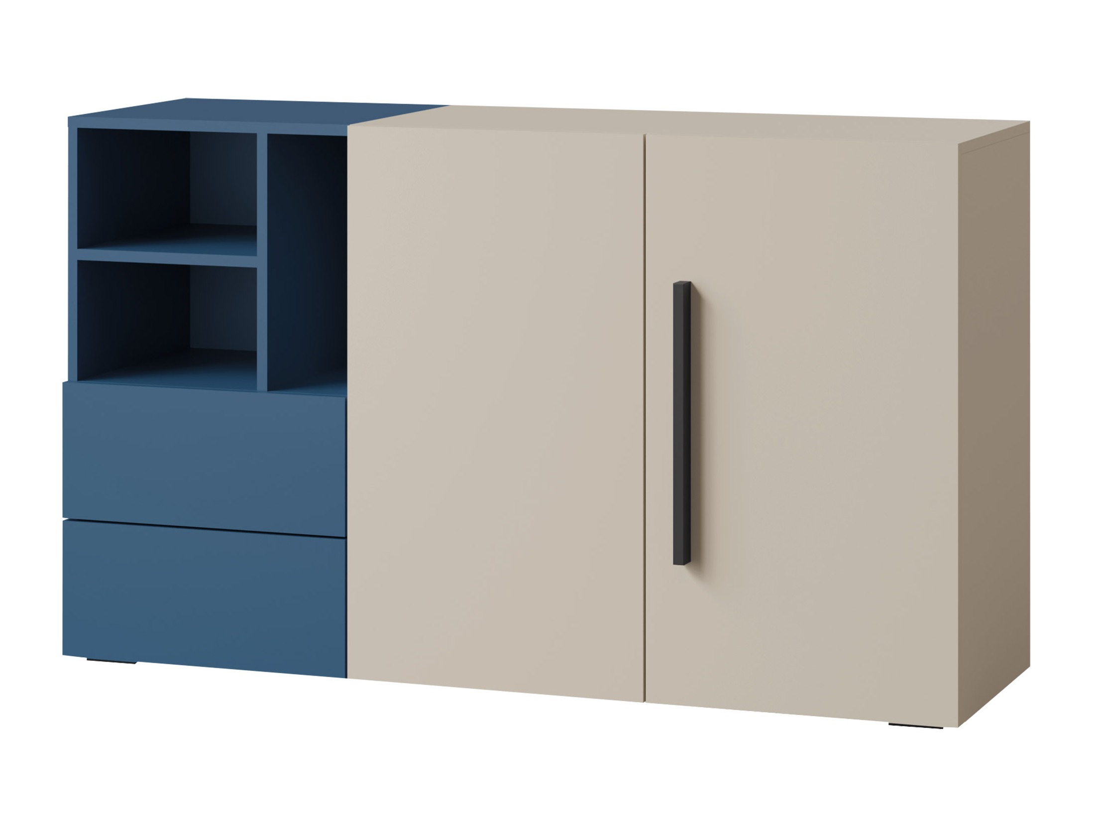 Cassettiera Etruva 106 (Cachemire + Blu)
