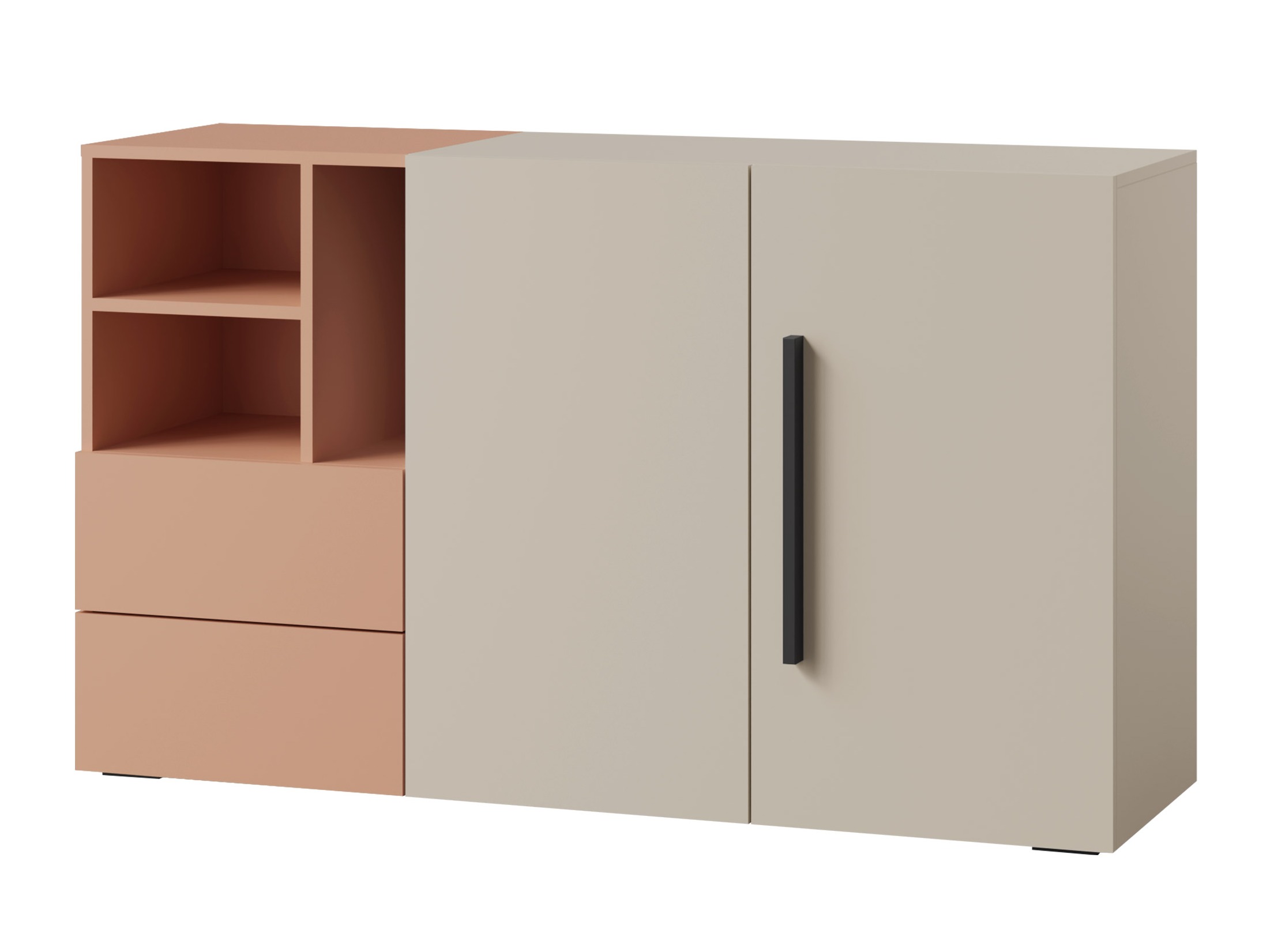 Cassettiera Etruva 106 (Cachemire + Fucsia)