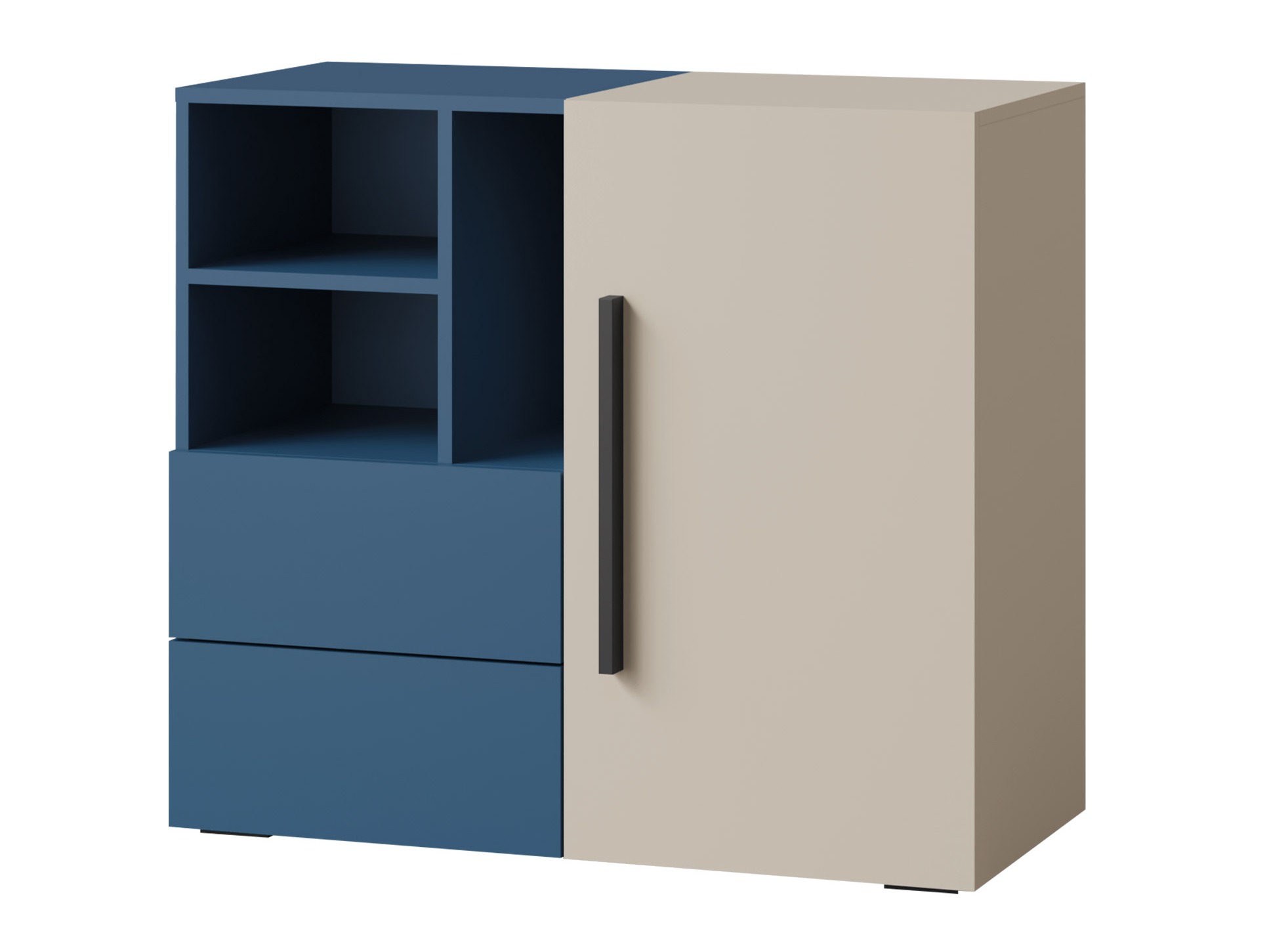 Cassettiera Etruva 107 (Cachemire + Blu)